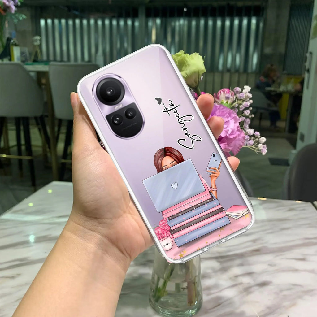 Lady Planner Customize Anti Yellow Case For Oppo Reno 10 5G