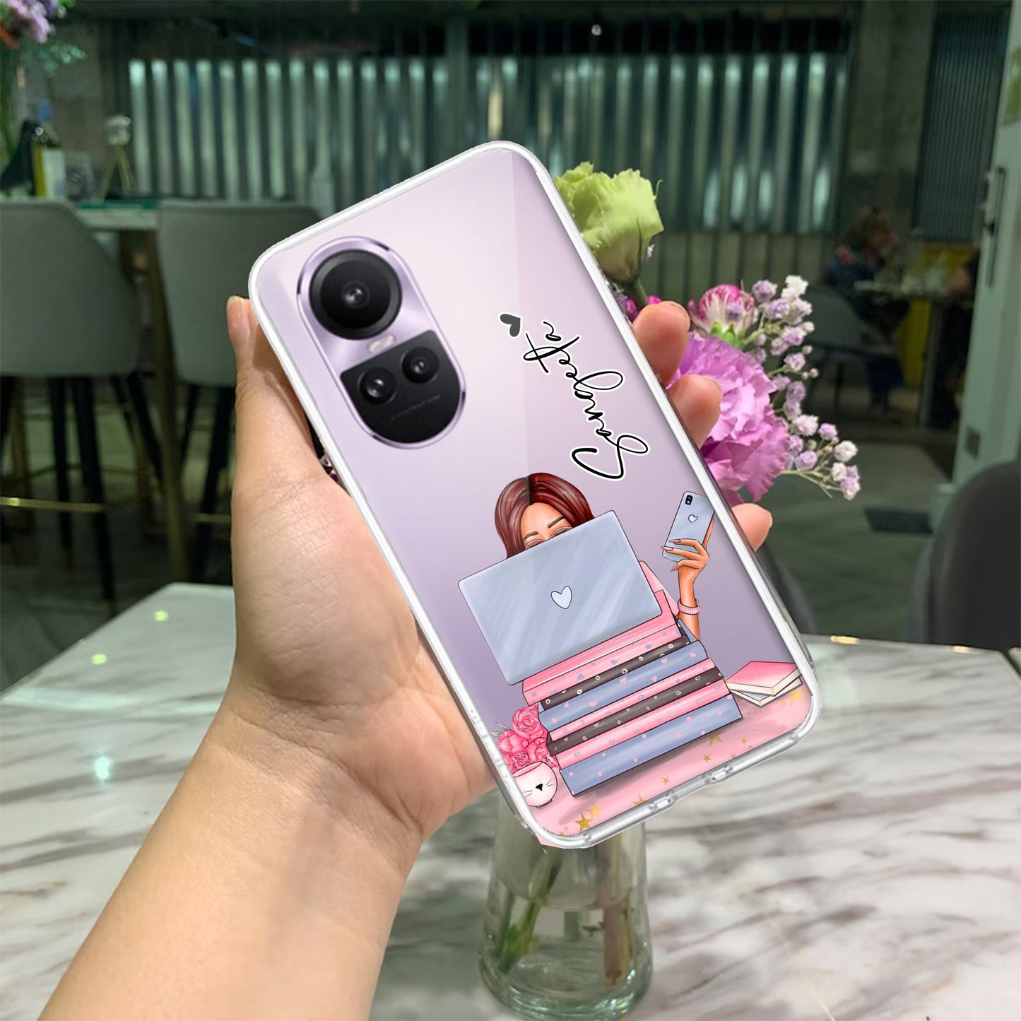 Lady Planner Customize Transparent Silicon Case For Oppo ShopOnCliQ