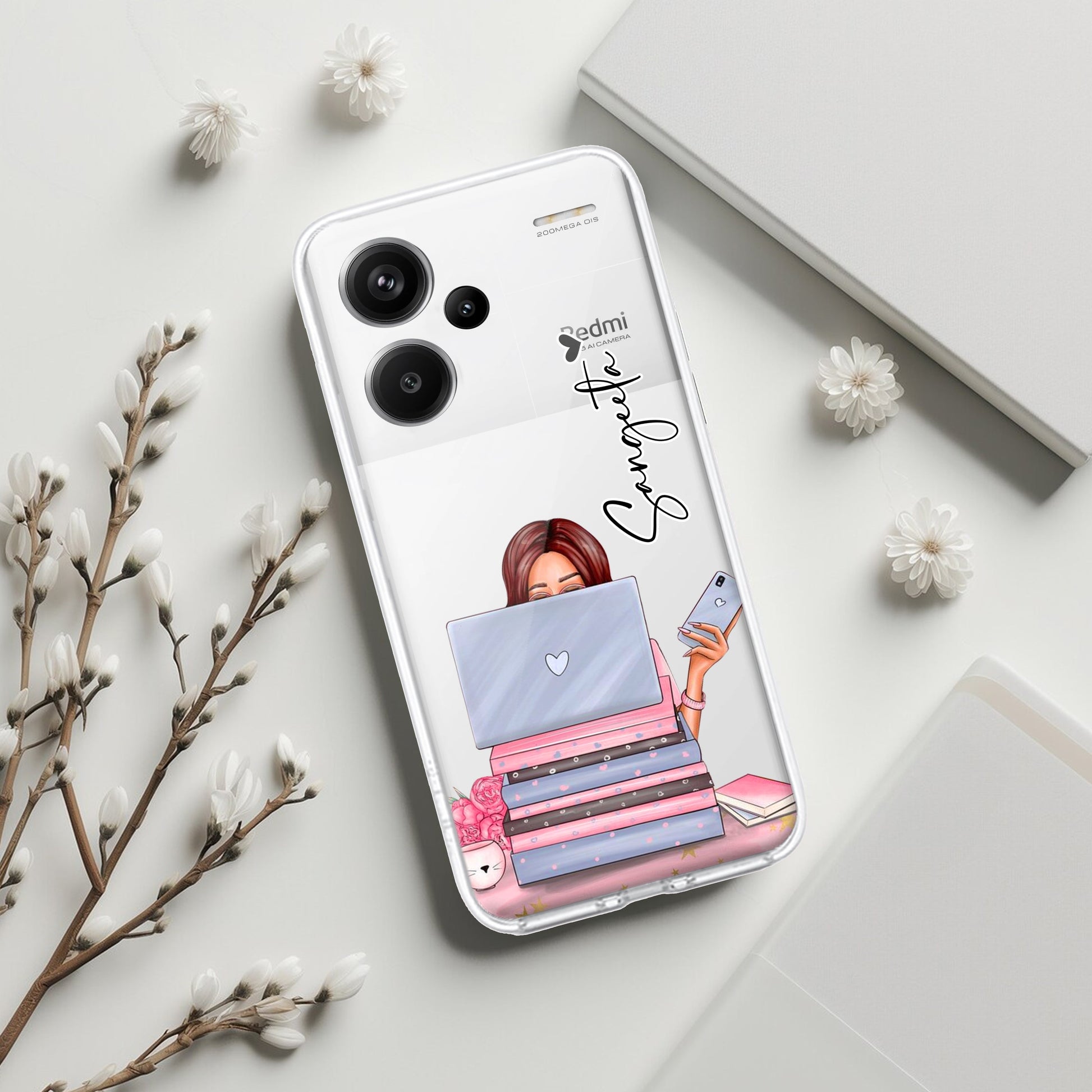 Lady Planner Customize Transparent Silicon Case For Redmi/Xiaomi ShopOnCliQ