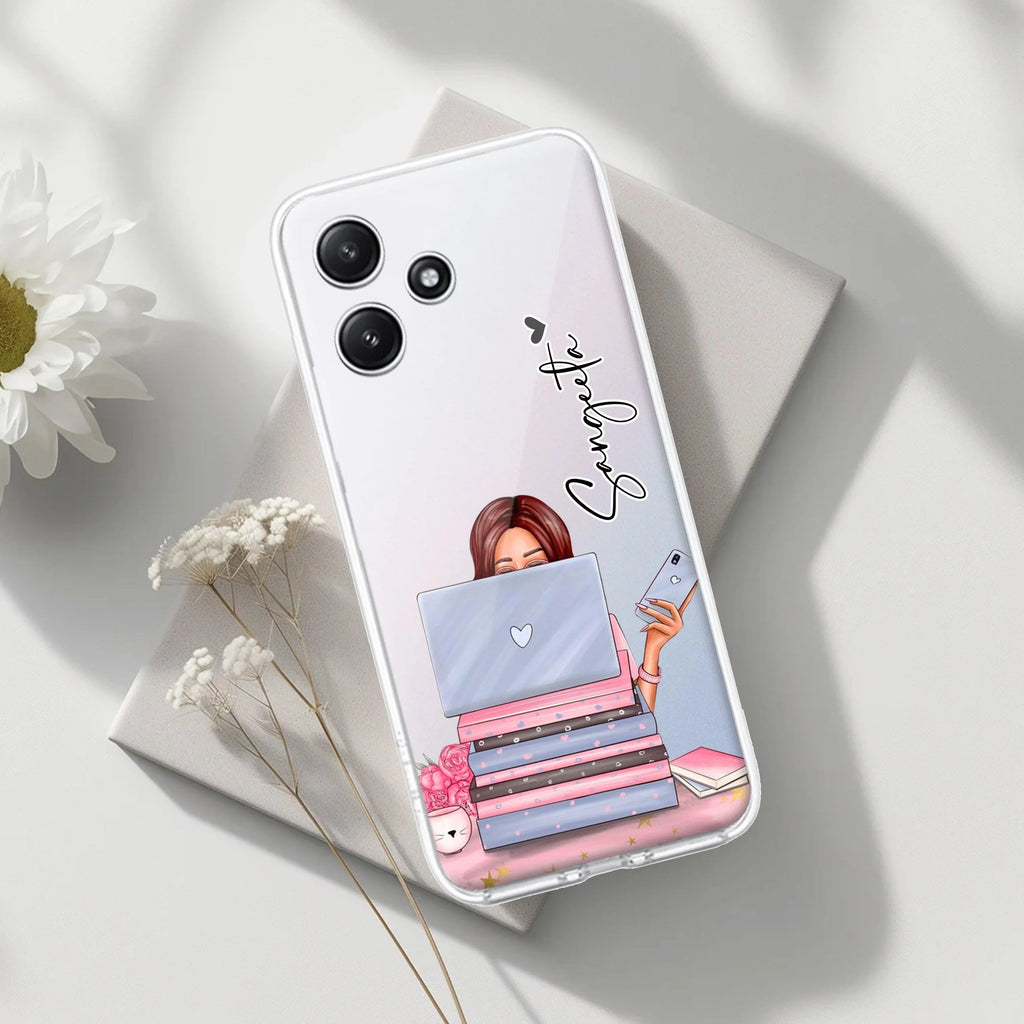Lady Planner Customize Transparent Silicon Case For Redmi Note 11