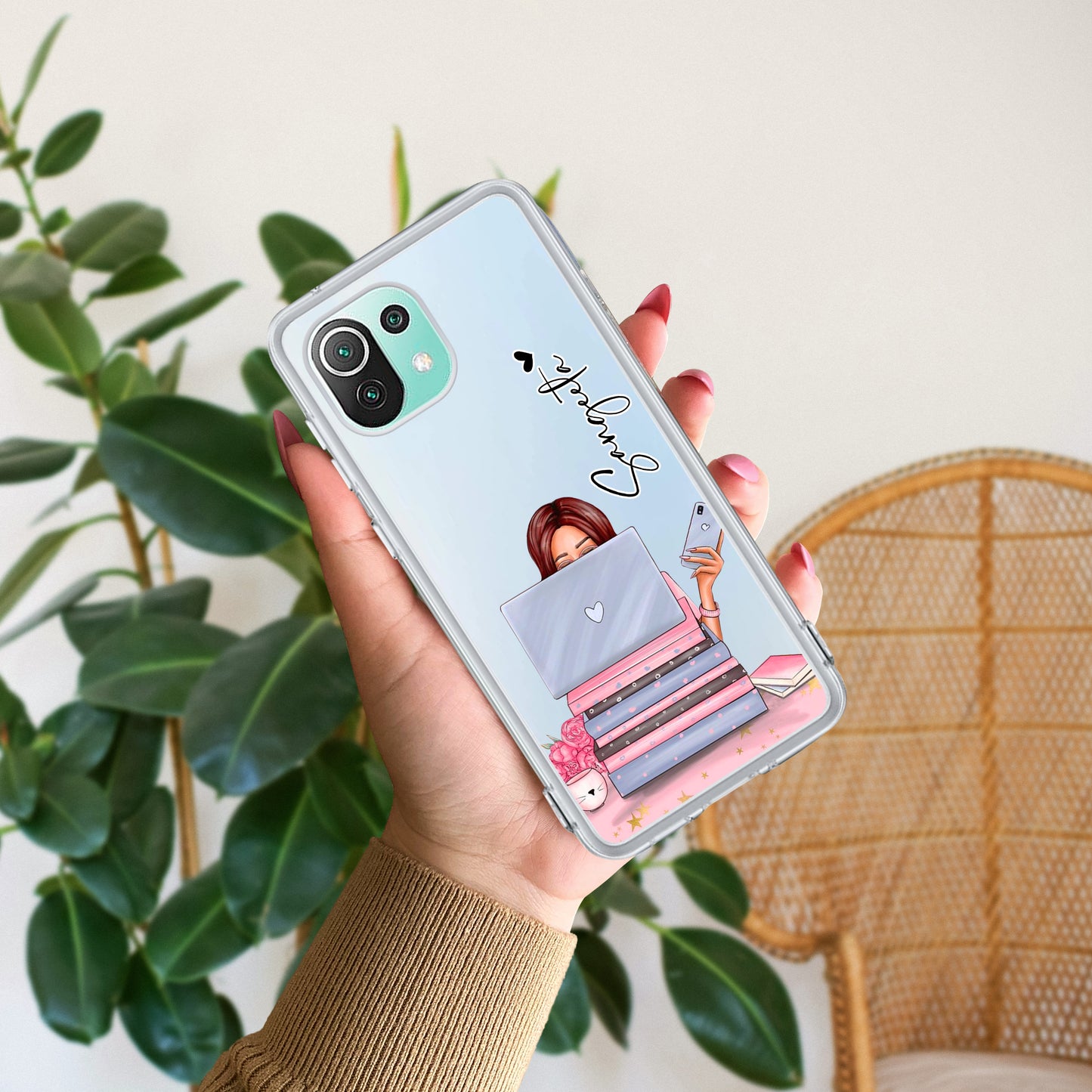 Lady Planner Customize Transparent Silicon Case For Redmi/Xiaomi ShopOnCliQ