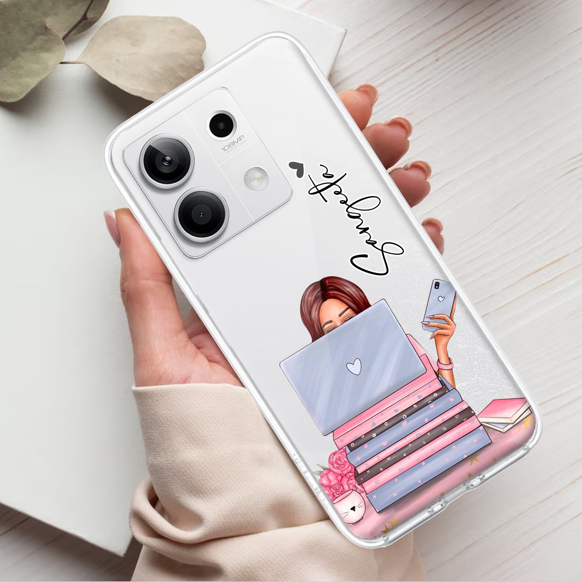 Lady Planner Customize Transparent Silicon Case For Redmi/Xiaomi ShopOnCliQ