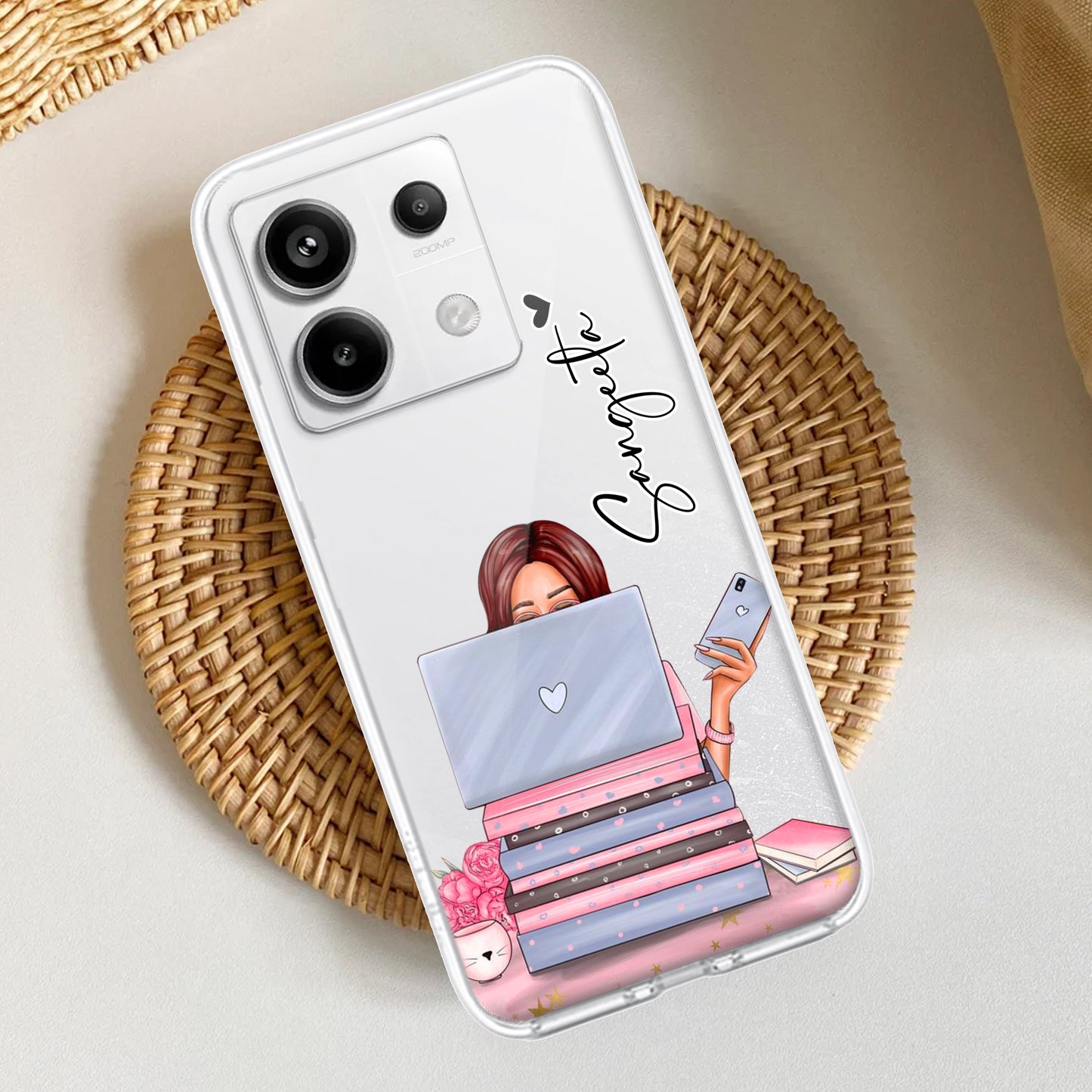 Lady Planner Customize Transparent Silicon Case For Redmi/Xiaomi ShopOnCliQ