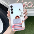 Lady Planner Customize Transparent Silicon Case For Samsung Galaxy M56 5G
