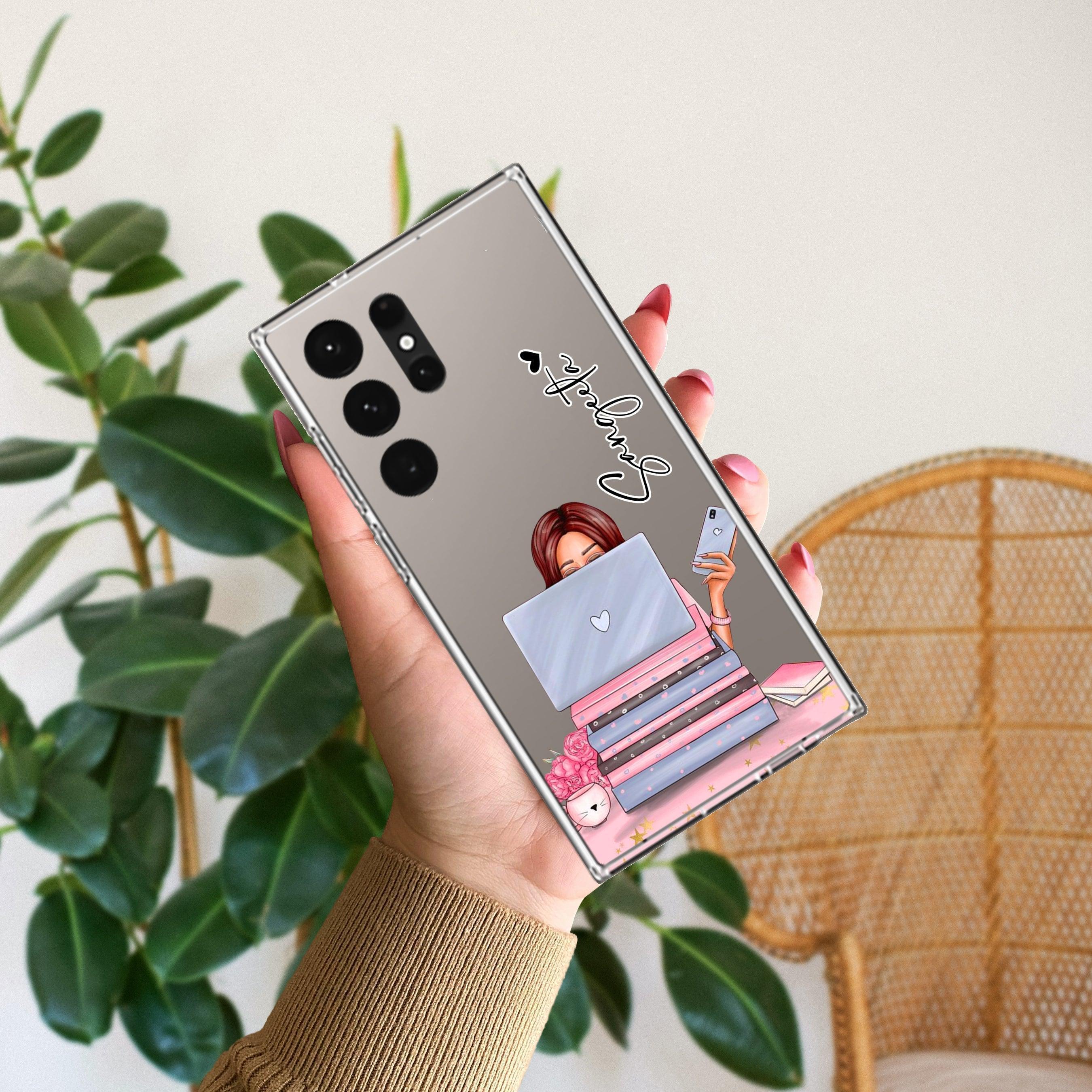 Lady Planner Customize Transparent Silicon Case For Samsung