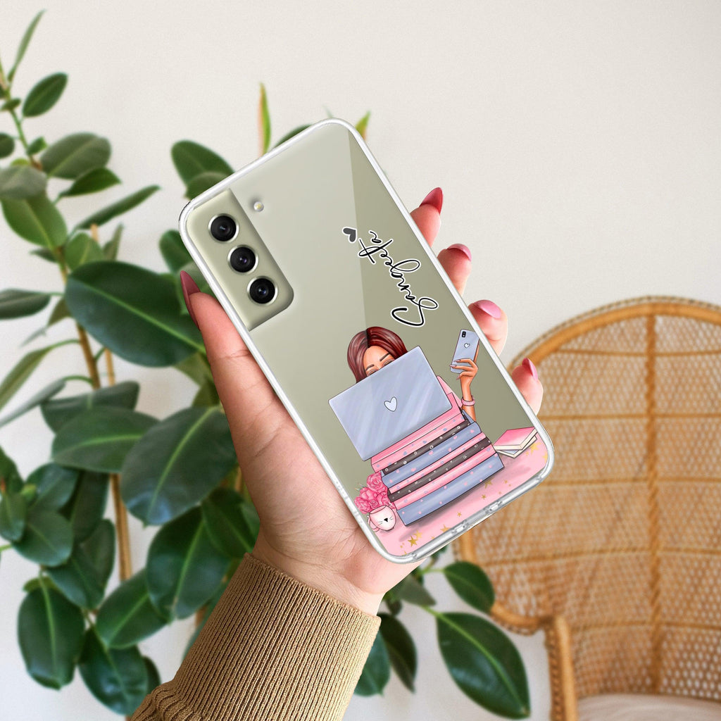 Lady Planner Customize Transparent Silicon Case For Samsung Galaxy A34 5G