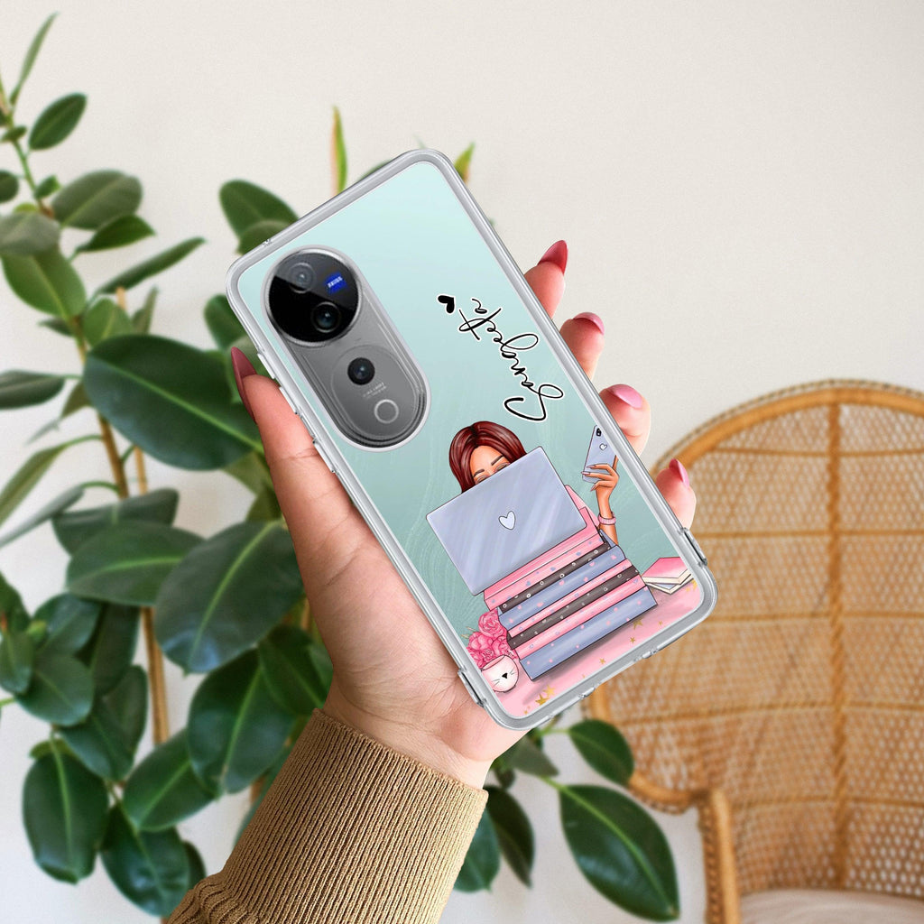 Lady Planner Customize Transparent Silicon Case For Vivo Y200e 5G