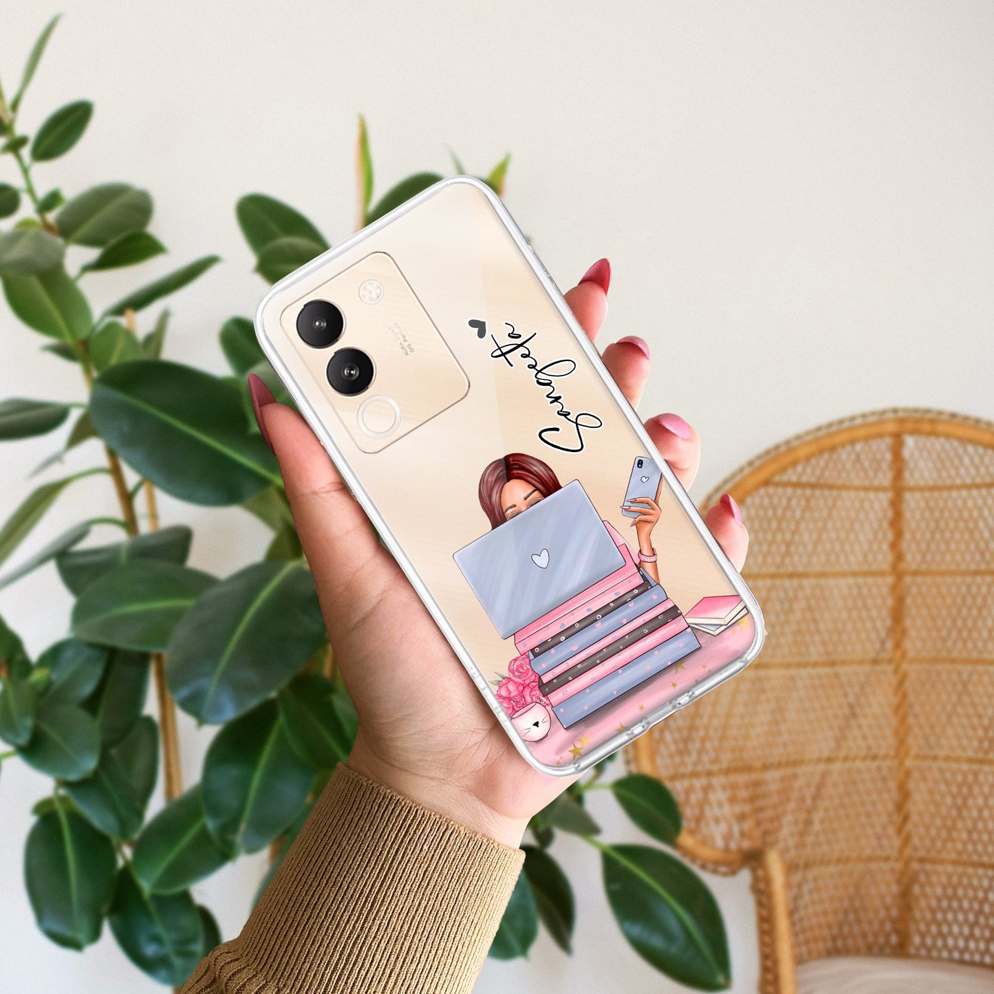 Lady Planner Customize Transparent Silicon Case For Vivo ShopOnCliQ