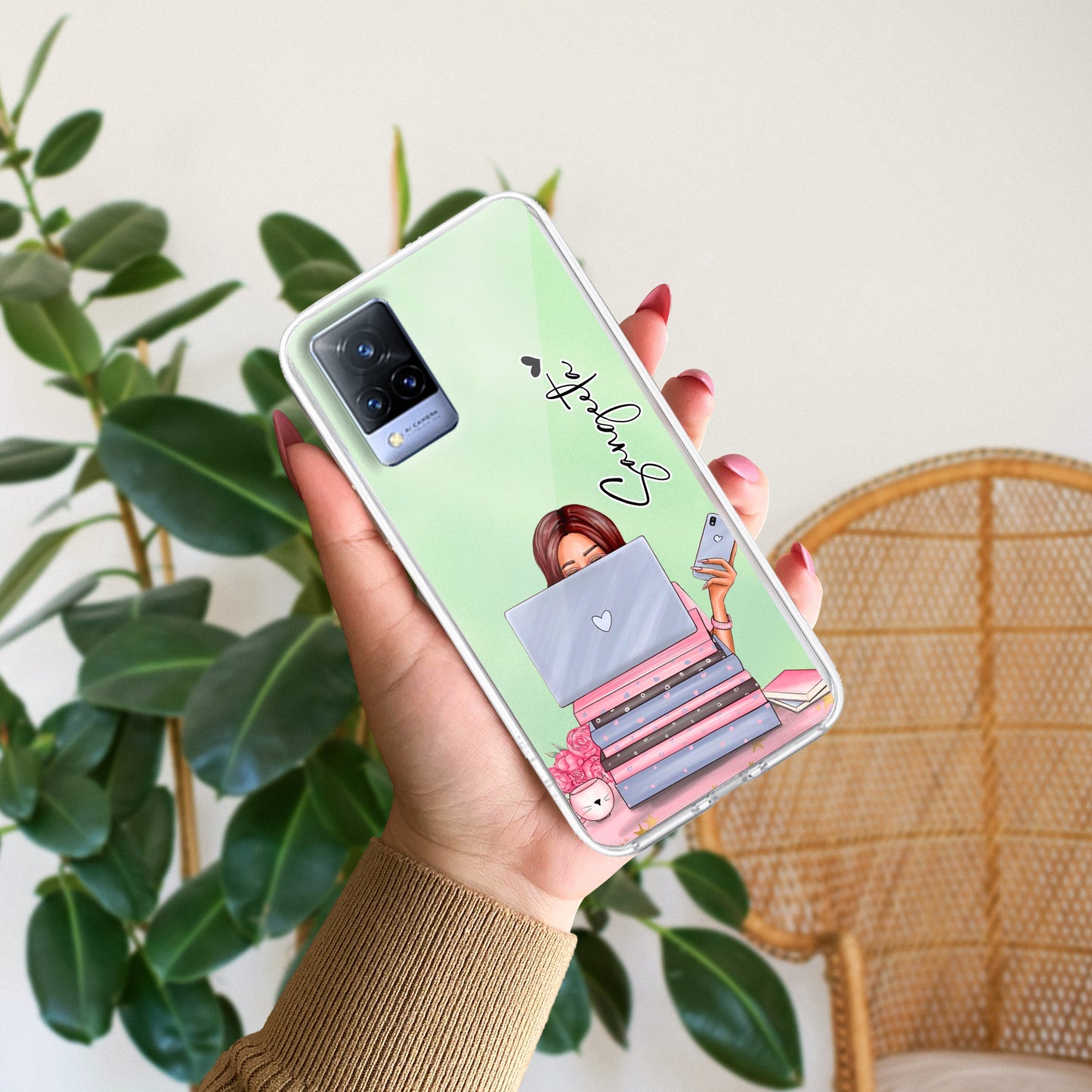 Lady Planner Customize Transparent Silicon Case For Vivo ShopOnCliQ