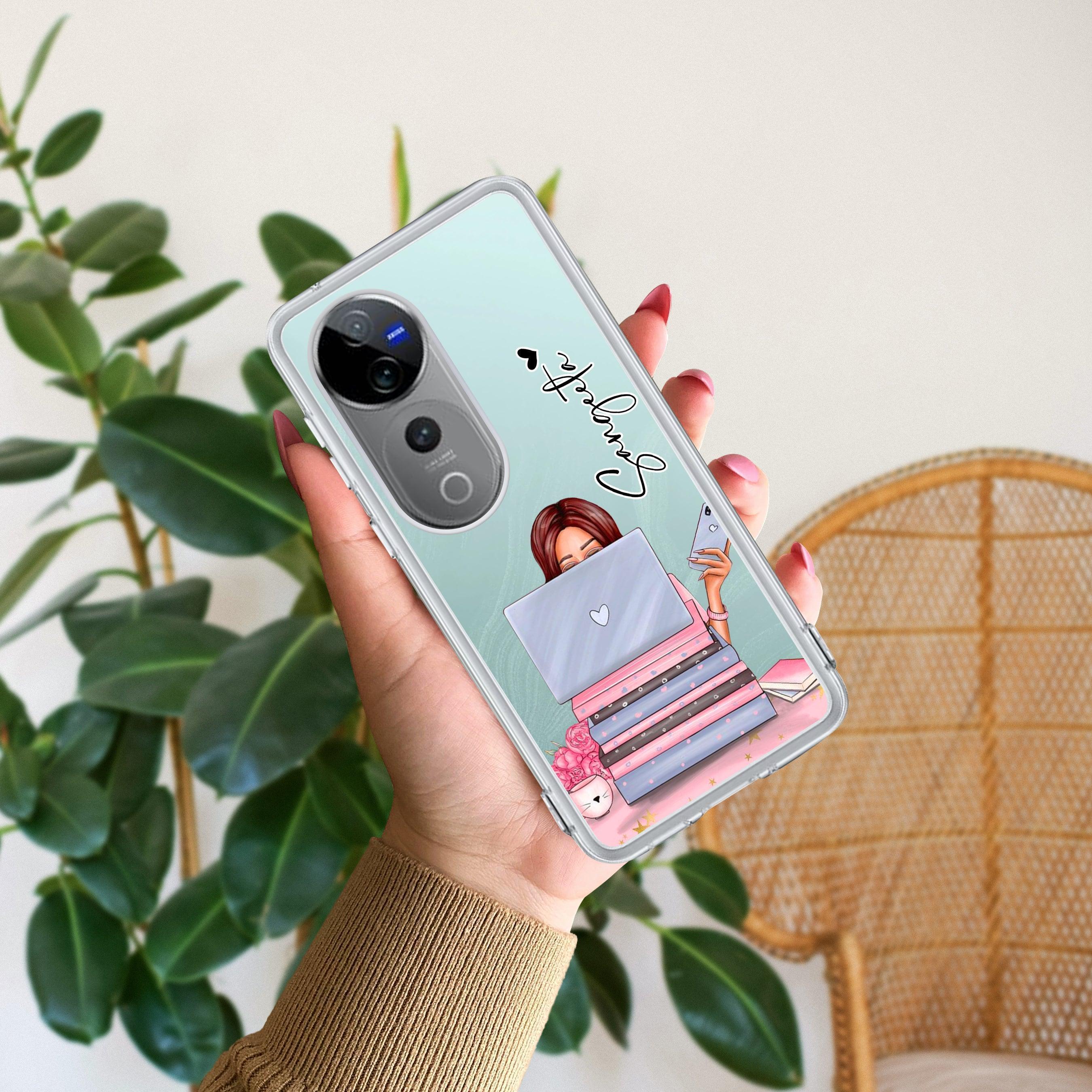 Lady Planner Customize Transparent Silicon Case For Vivo T1 5G