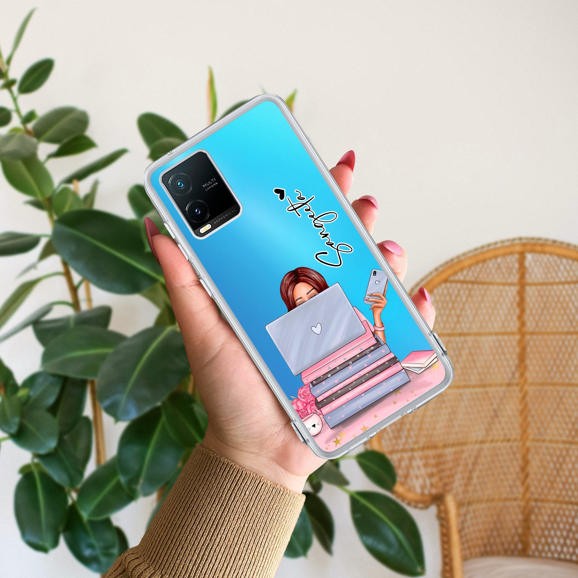 Lady Planner Customize Transparent Silicon Case For Vivo ShopOnCliQ