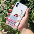 Lady Planner Customize Transparent Silicon Case For iPhone 11
