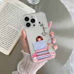 Lady Planner Customize Transparent Silicon Case For iPhone 15 Pro