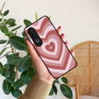 Latte Love Patter Glass Case Cover - Brown For OnePlus - ShopOnCliQ