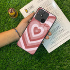 Latte Love Patter Glass Case Cover - Brown For Realme/Narzo - ShopOnCliQ
