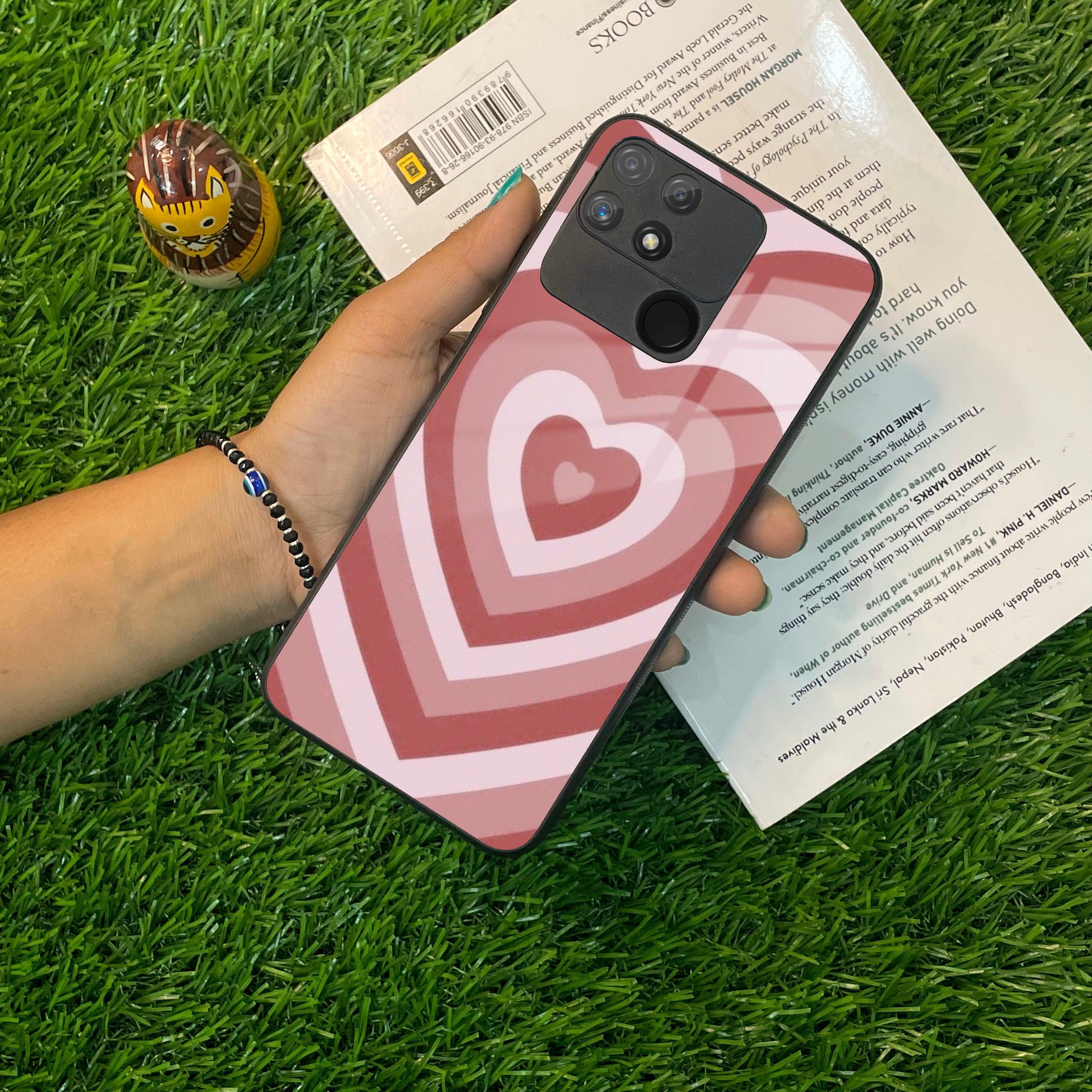 Latte Love Patter Glass Case Cover - Brown For Realme/Narzo - ShopOnCliQ