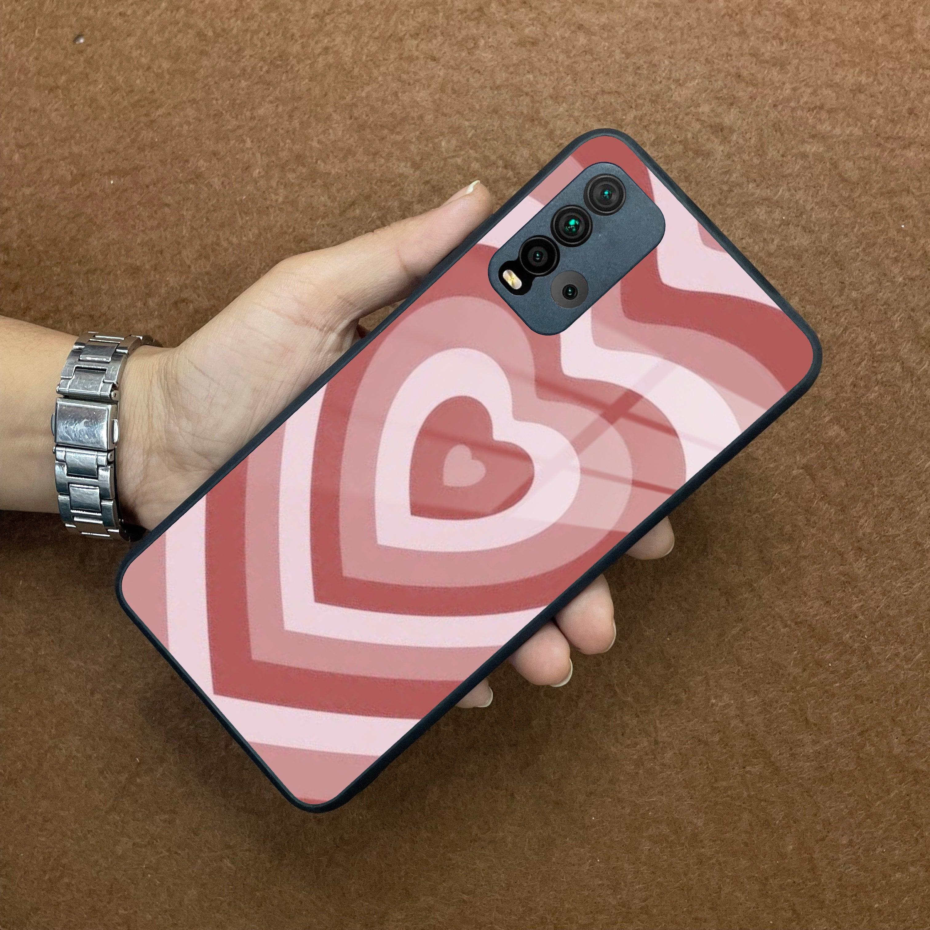 Latte Love Patter Glass Case Cover - Brown Redmi/Xiaomi - ShopOnCliQ
