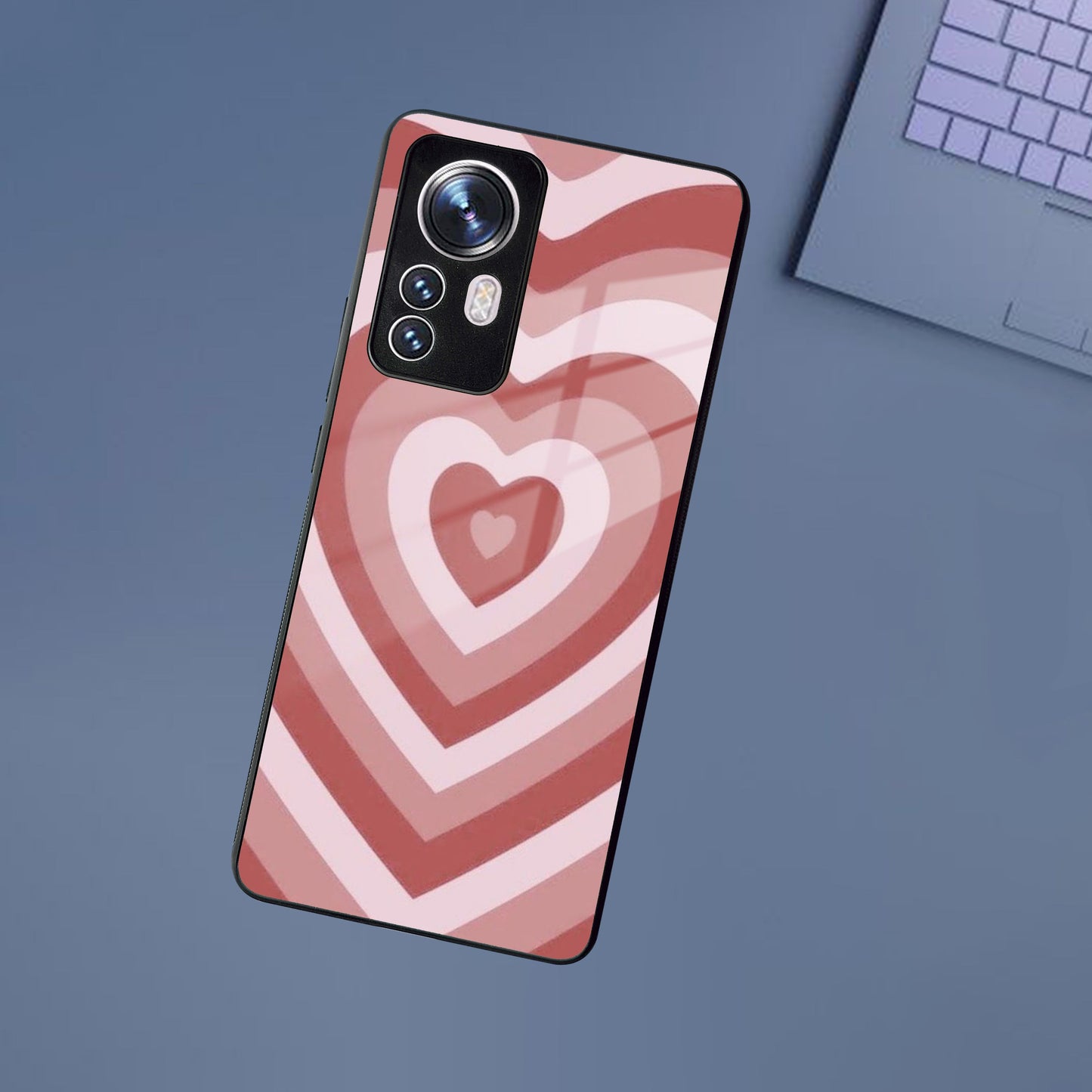 Latte Love Patter Glass Case Cover - Brown Redmi/Xiaomi ShopOnCliQ