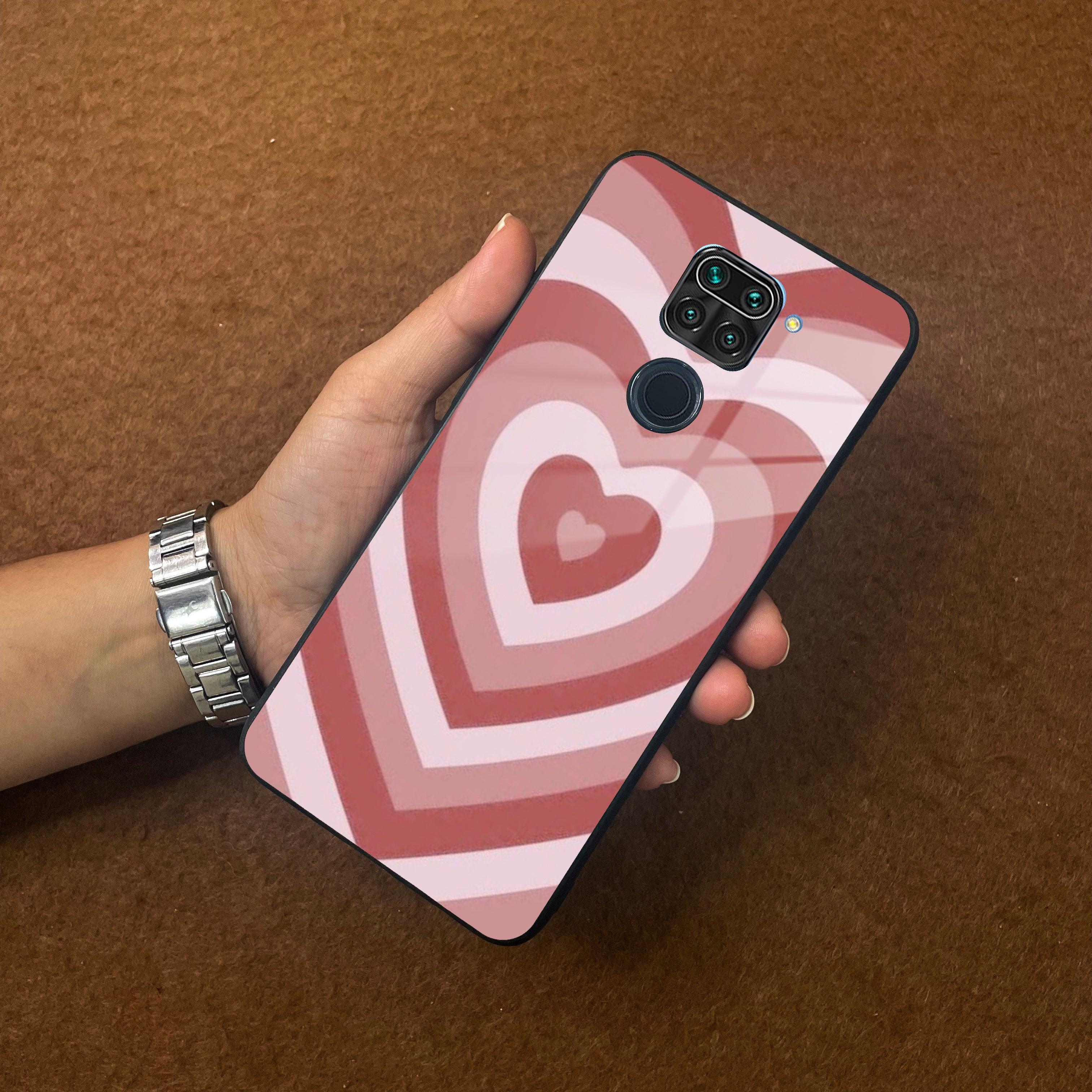 Latte Love Patter Glass Case Cover - Brown Redmi/Xiaomi - ShopOnCliQ