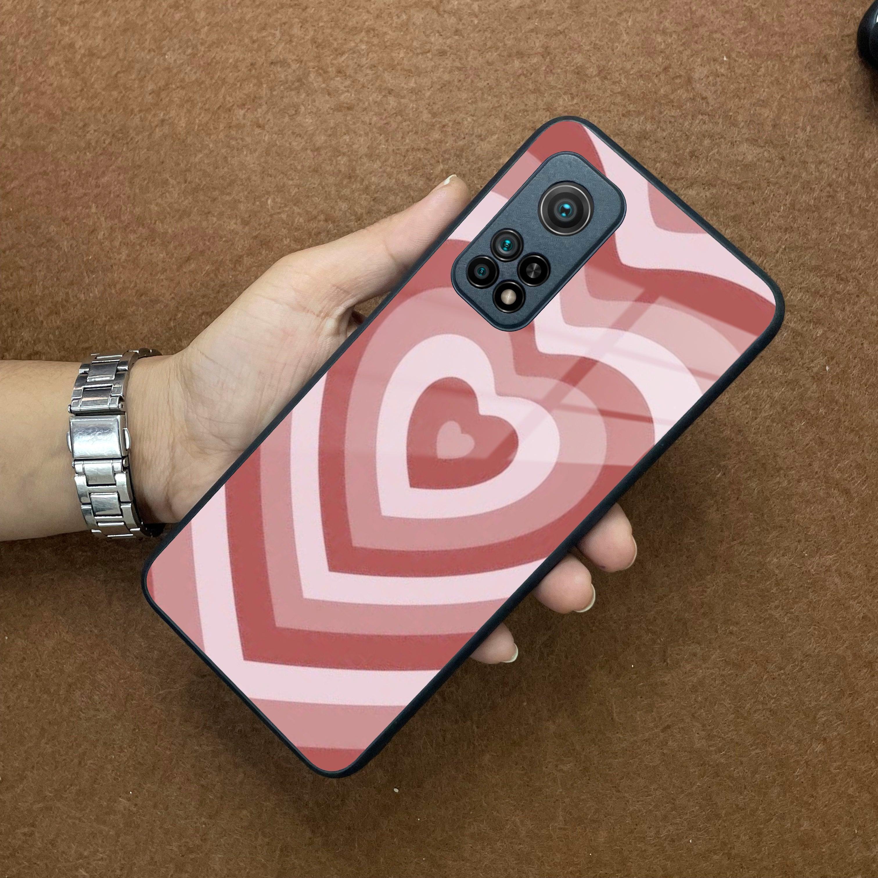 Latte Love Patter Glass Case Cover - Brown Redmi/Xiaomi - ShopOnCliQ