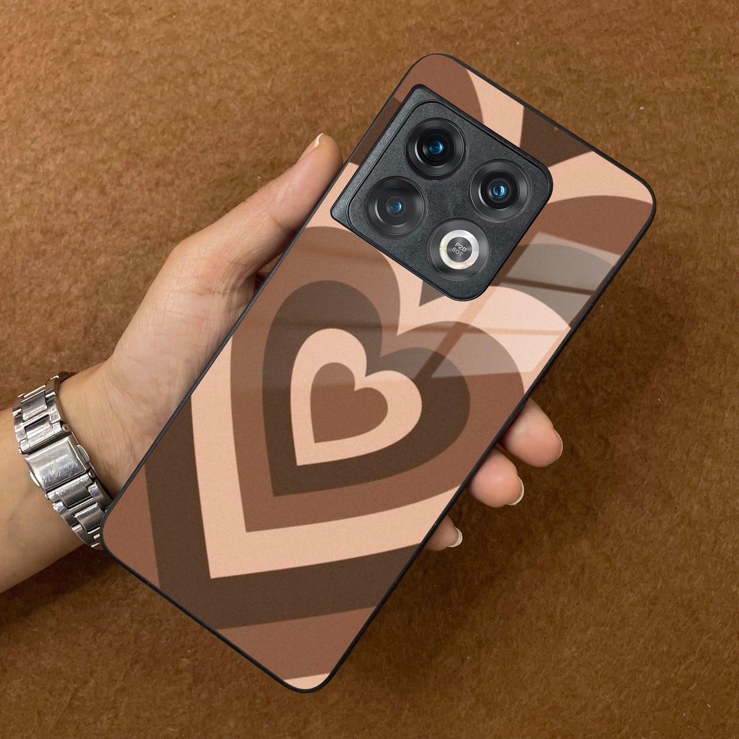 Latte Love Patter Glass Case Cover - Coffee For OnePlus