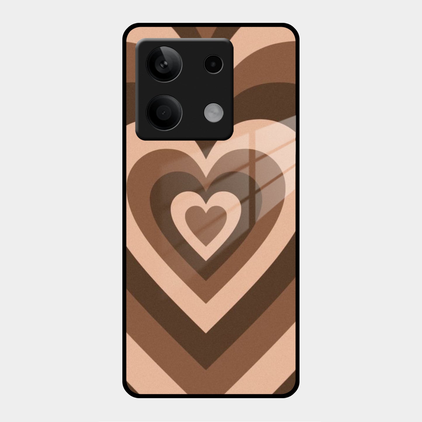 Latte Love Patter Glass Case Cover - Coffee For Poco ShopOnCliQ