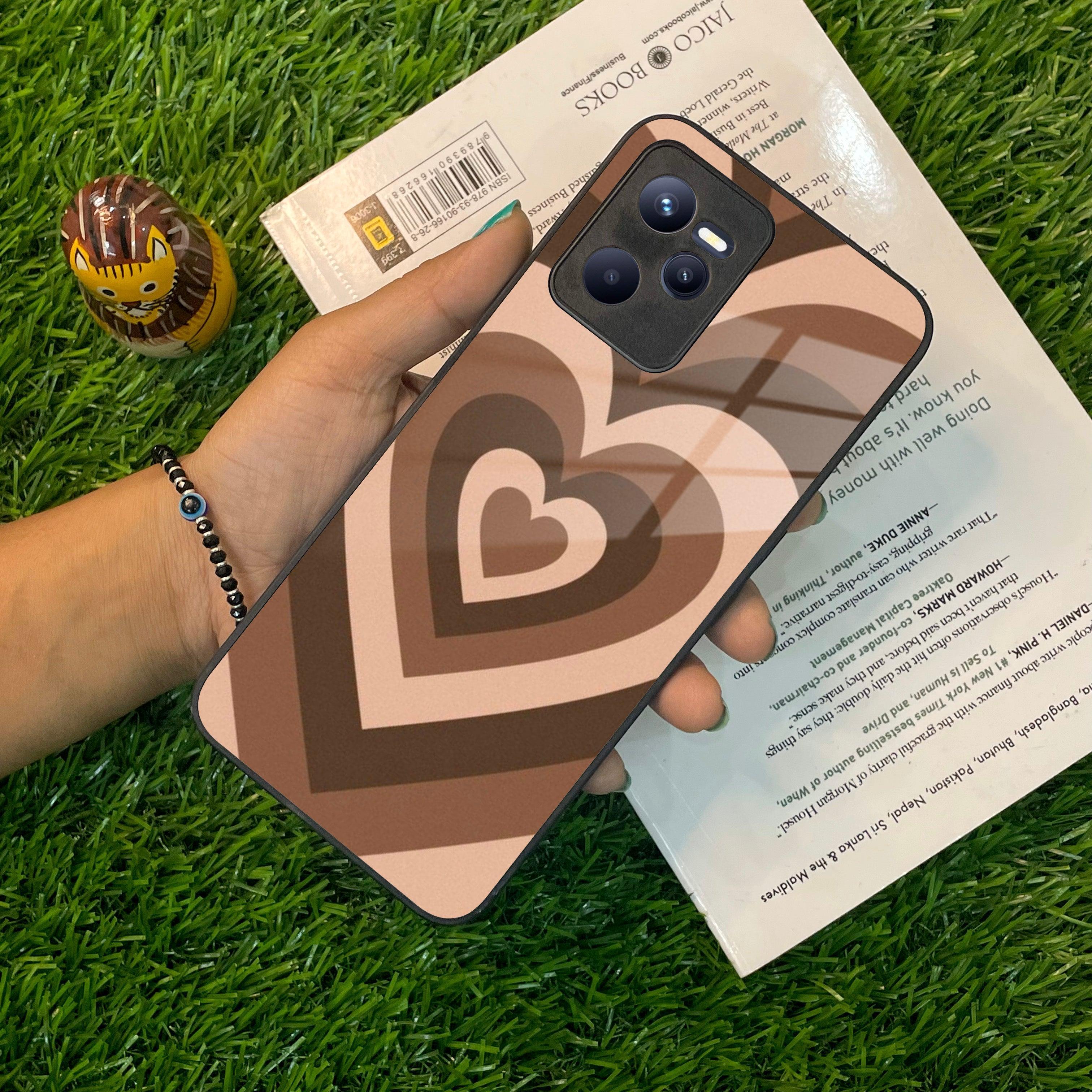 Latte Love Patter Glass Case Cover - Coffee For Realme/Narzo - ShopOnCliQ