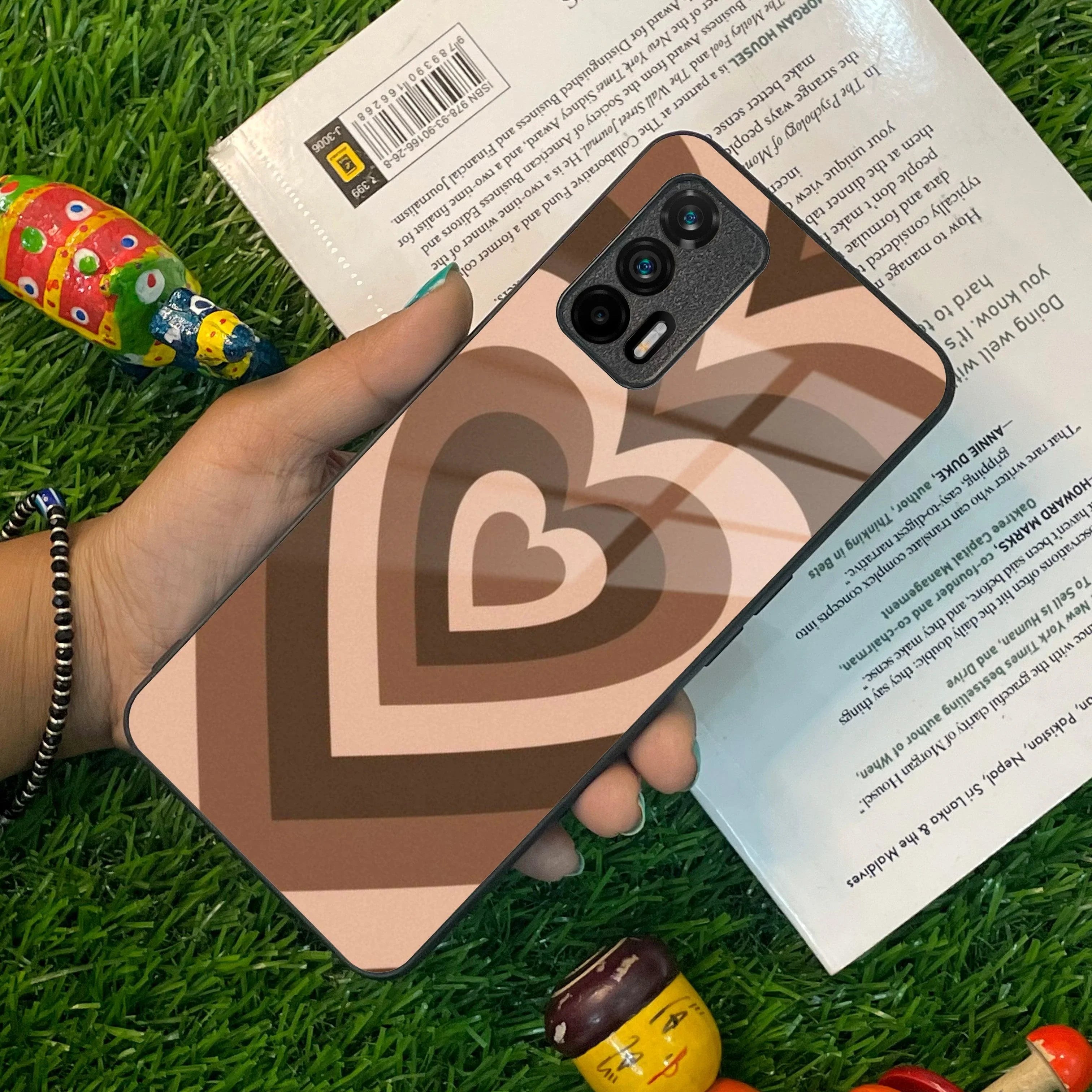 Latte Love Patter Glass Case Cover - Coffee For Realme/Narzo - ShopOnCliQ