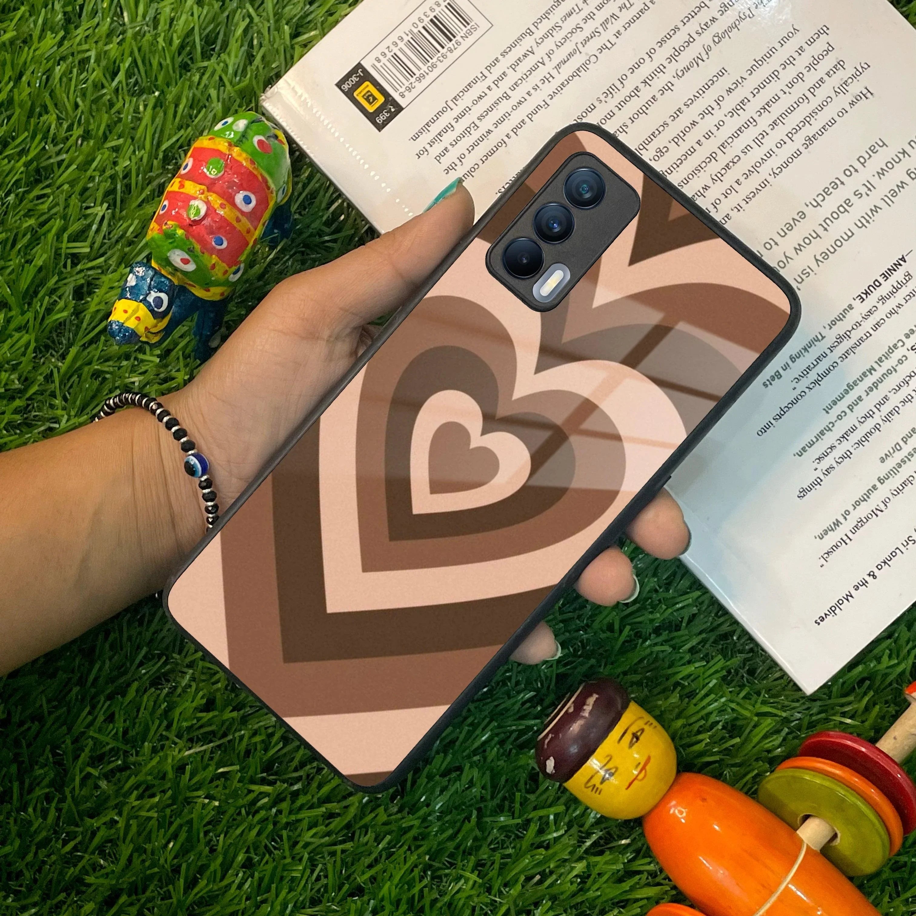 Latte Love Patter Glass Case Cover - Coffee For Realme/Narzo - ShopOnCliQ