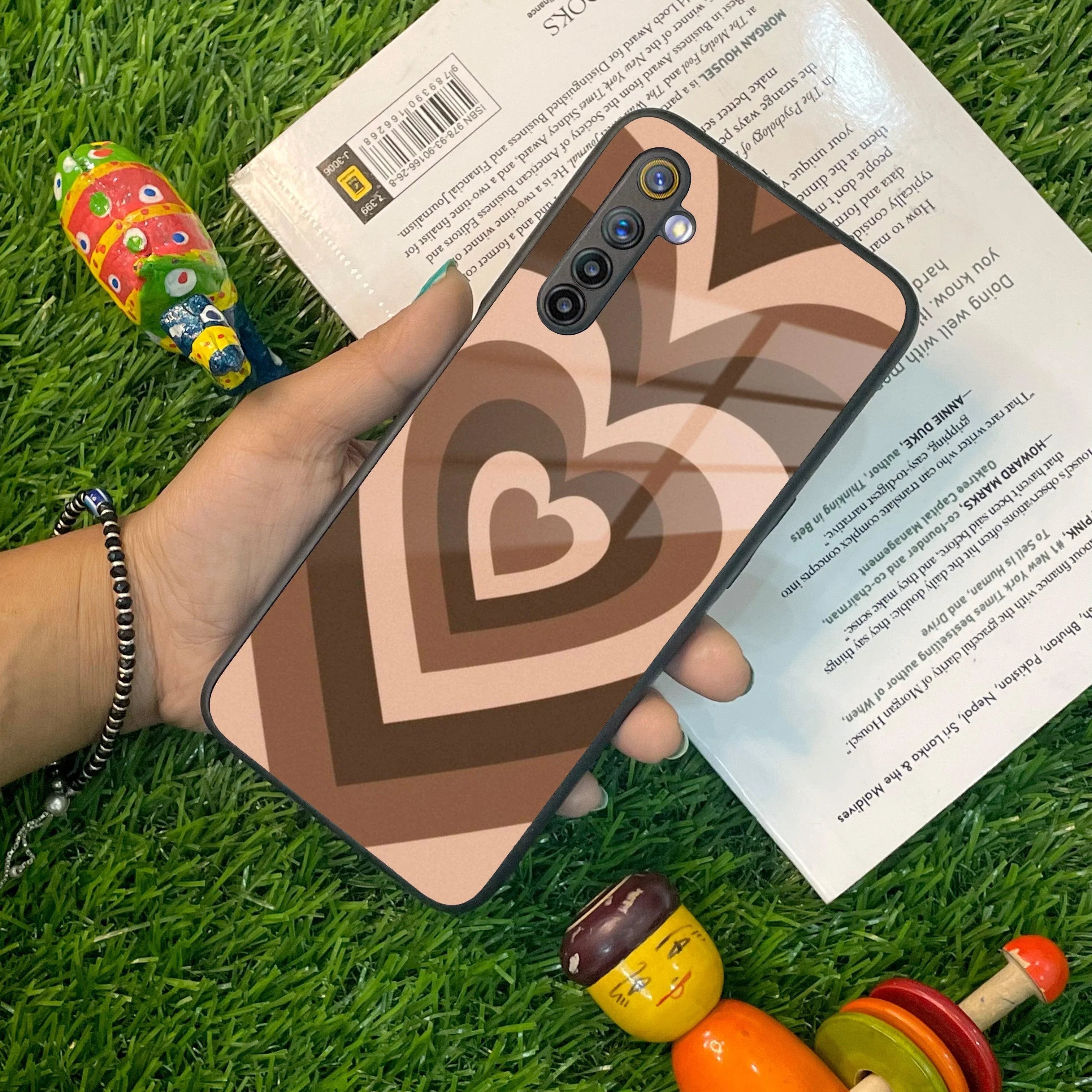 Latte Love Patter Glass Case Cover - Coffee For Realme/Narzo - ShopOnCliQ