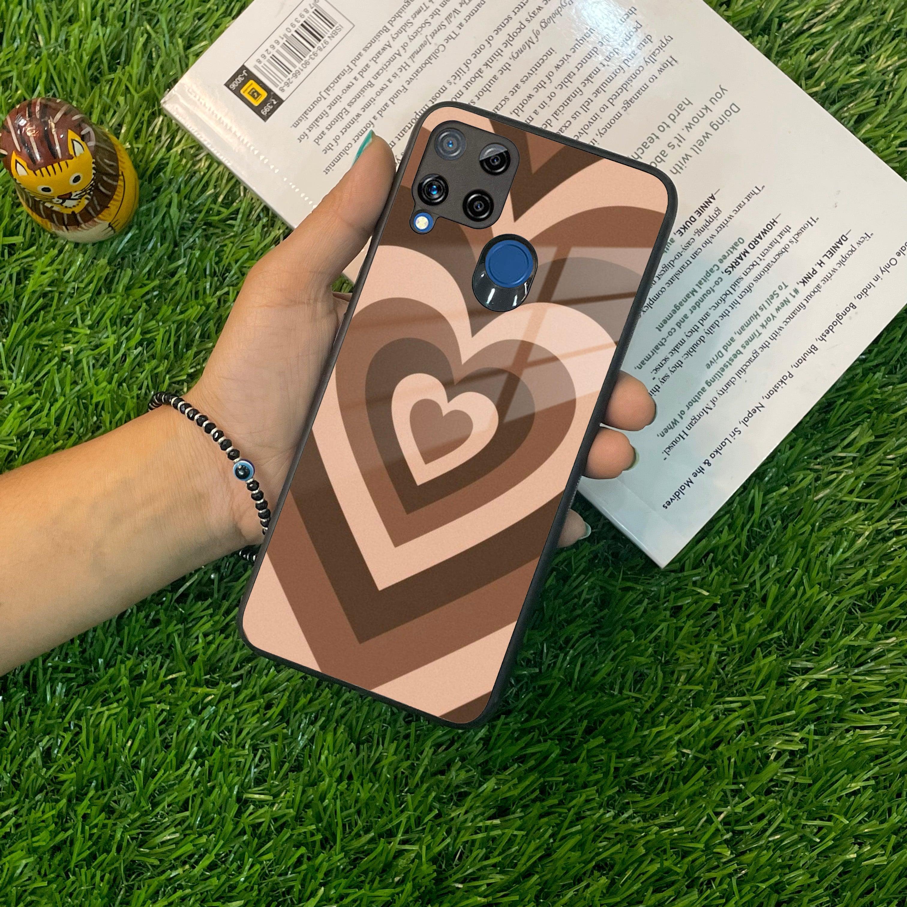 Latte Love Patter Glass Case Cover - Coffee For Realme/Narzo - ShopOnCliQ