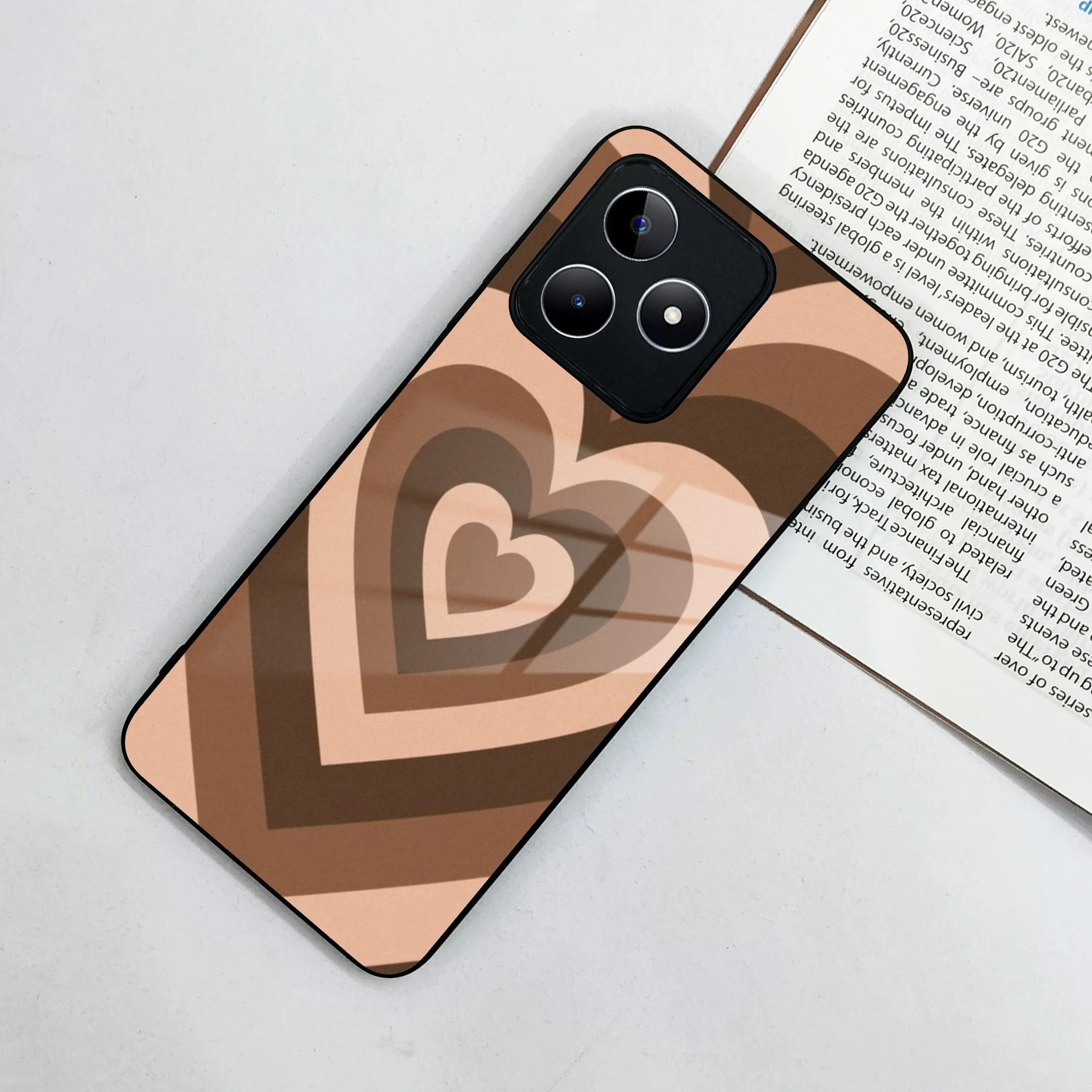 Latte Love Patter Glass Case Cover - Coffee For Realme/Narzo - ShopOnCliQ