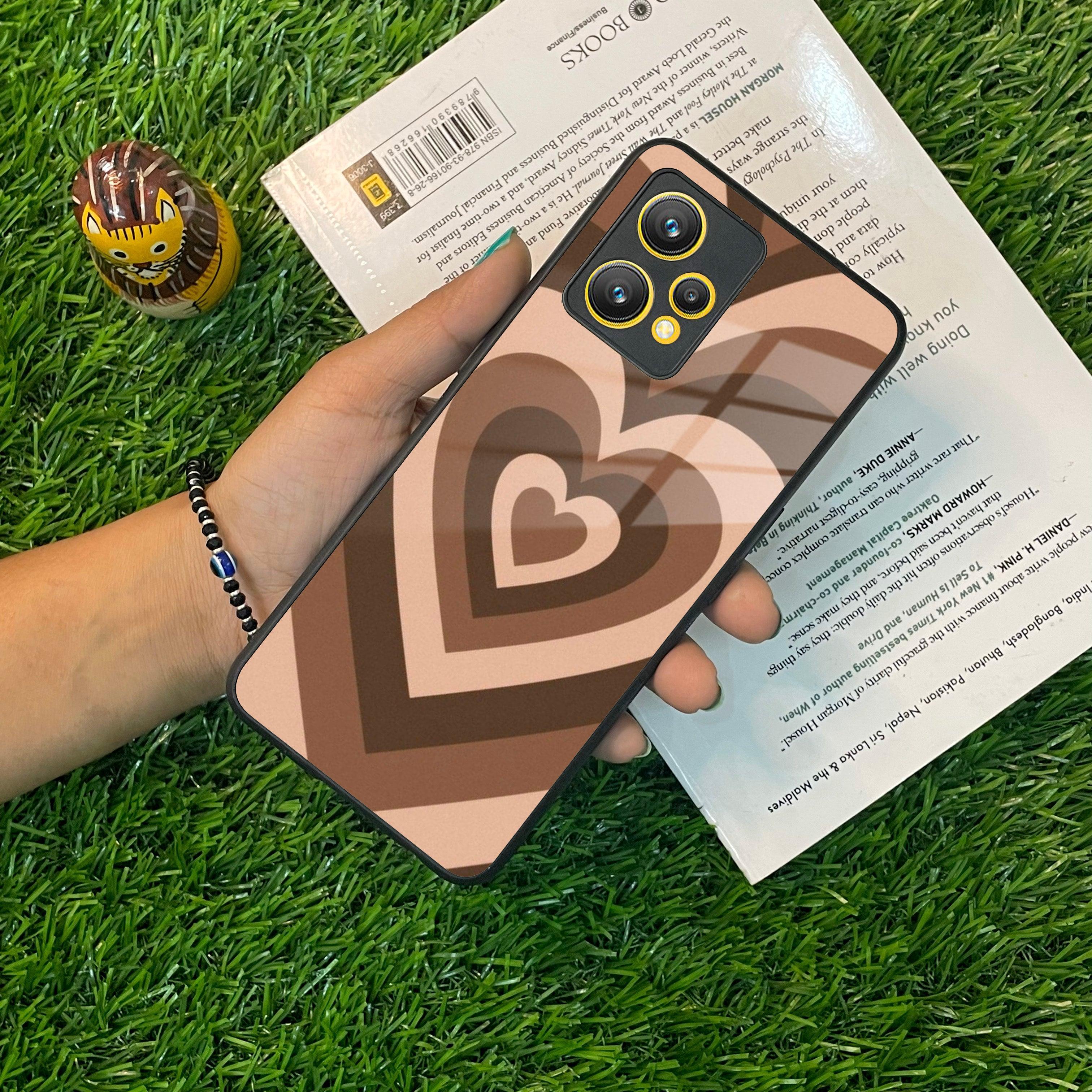 Latte Love Patter Glass Case Cover - Coffee For Realme/Narzo - ShopOnCliQ