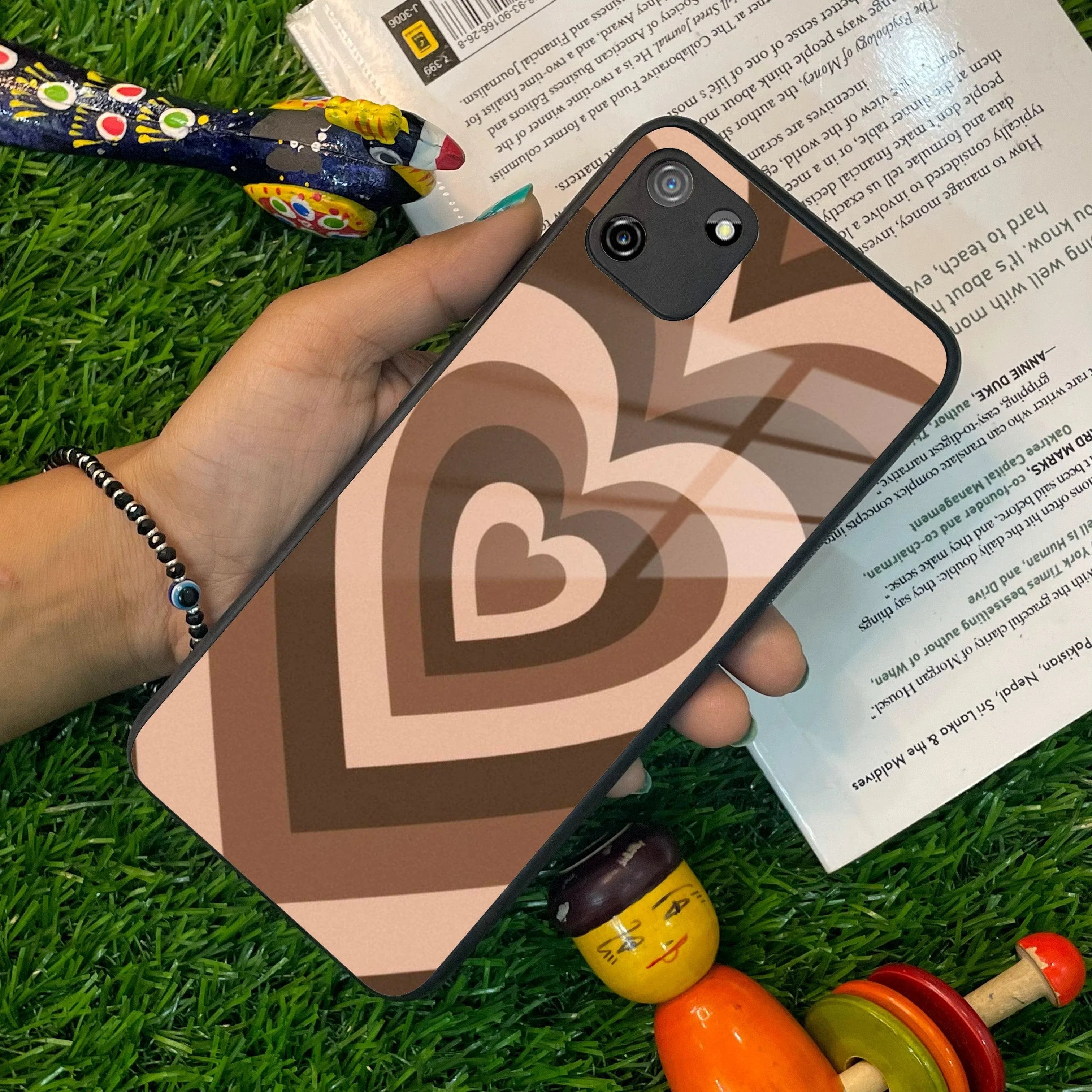 Latte Love Patter Glass Case Cover - Coffee For Realme/Narzo - ShopOnCliQ