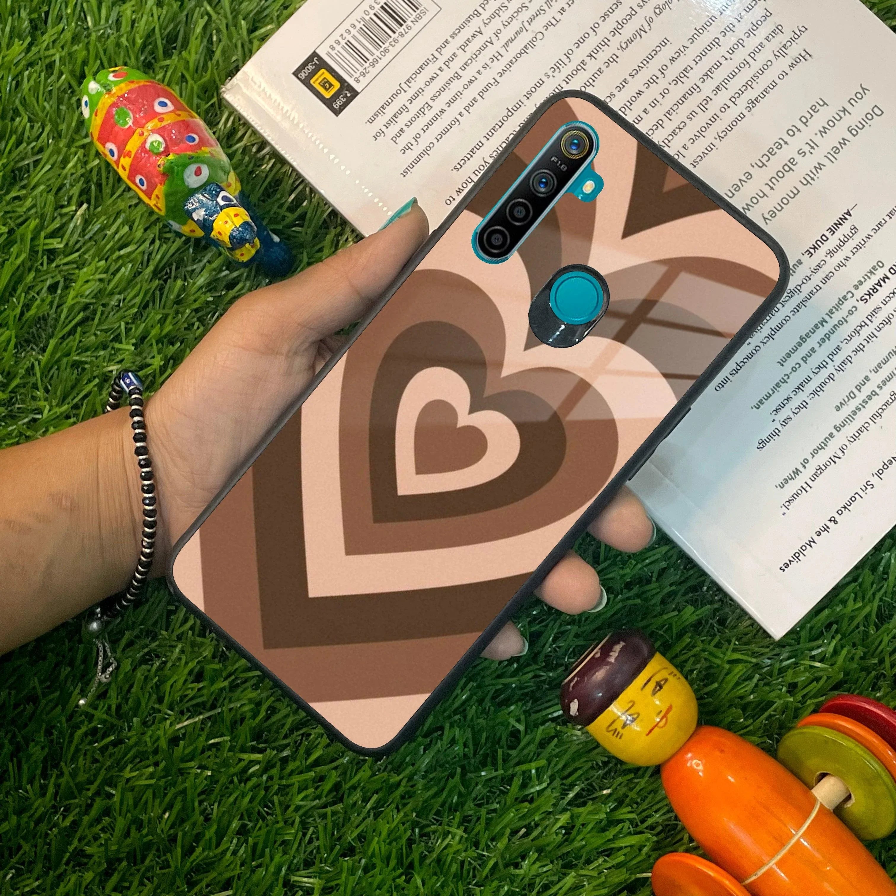 Latte Love Patter Glass Case Cover - Coffee For Realme/Narzo - ShopOnCliQ