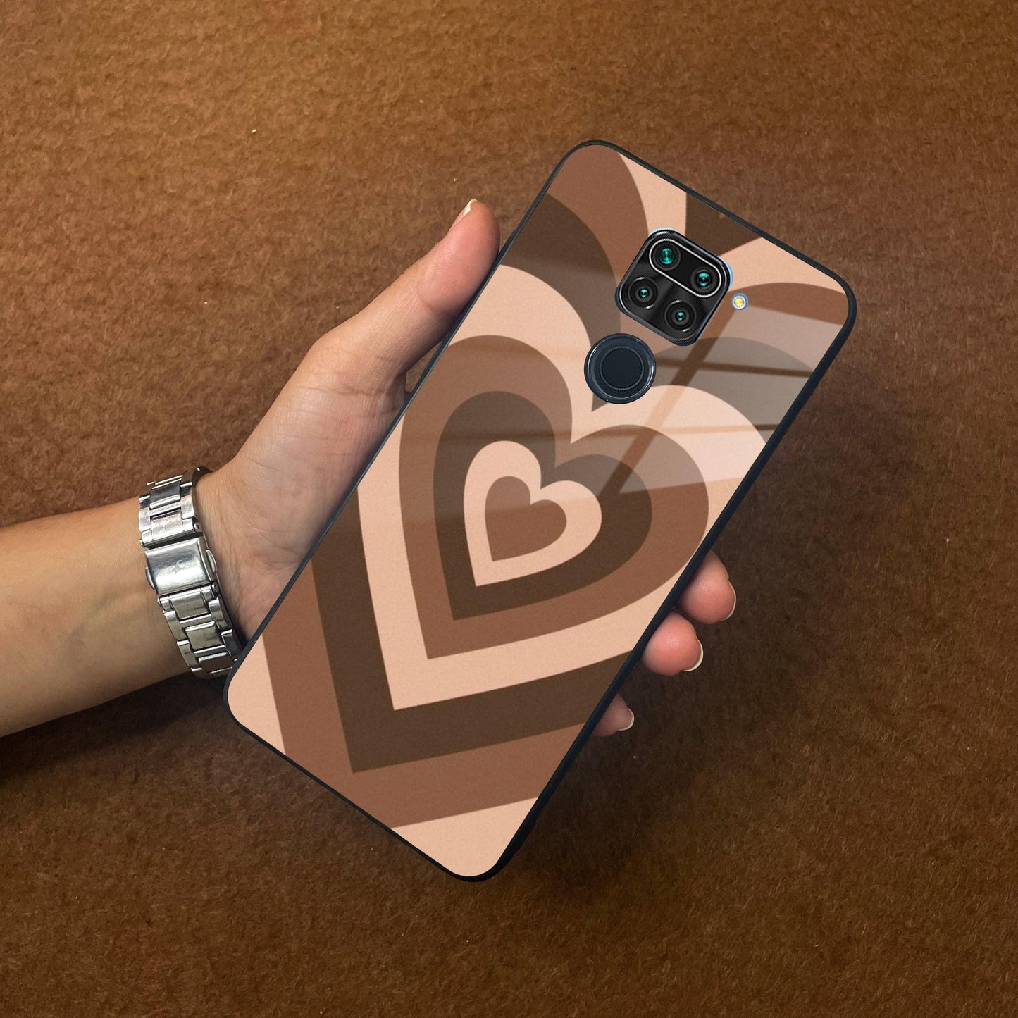 Latte Love Patter Glass Case Cover - Coffee For Redmi/Xiaomi