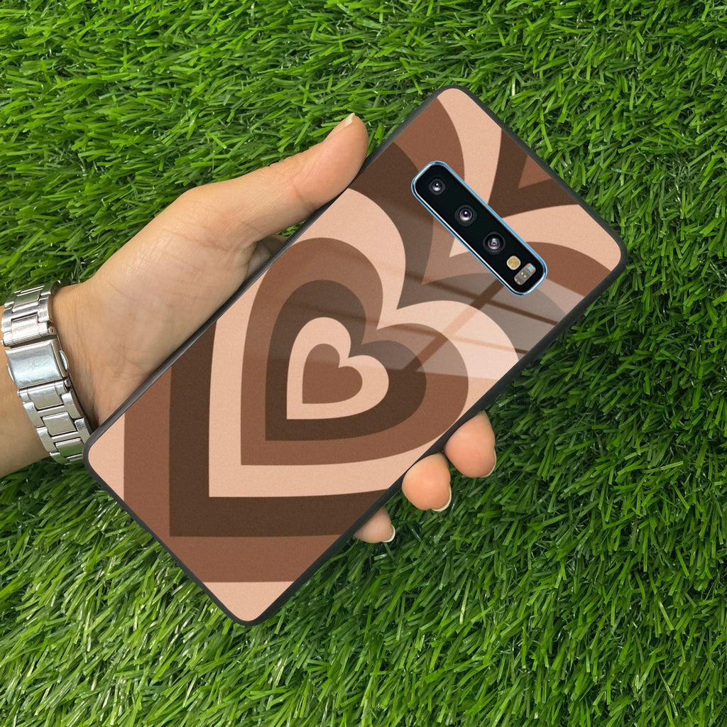 Latte Love Patter Glass Case Cover - Coffee For Samsung - ShopOnCliQ