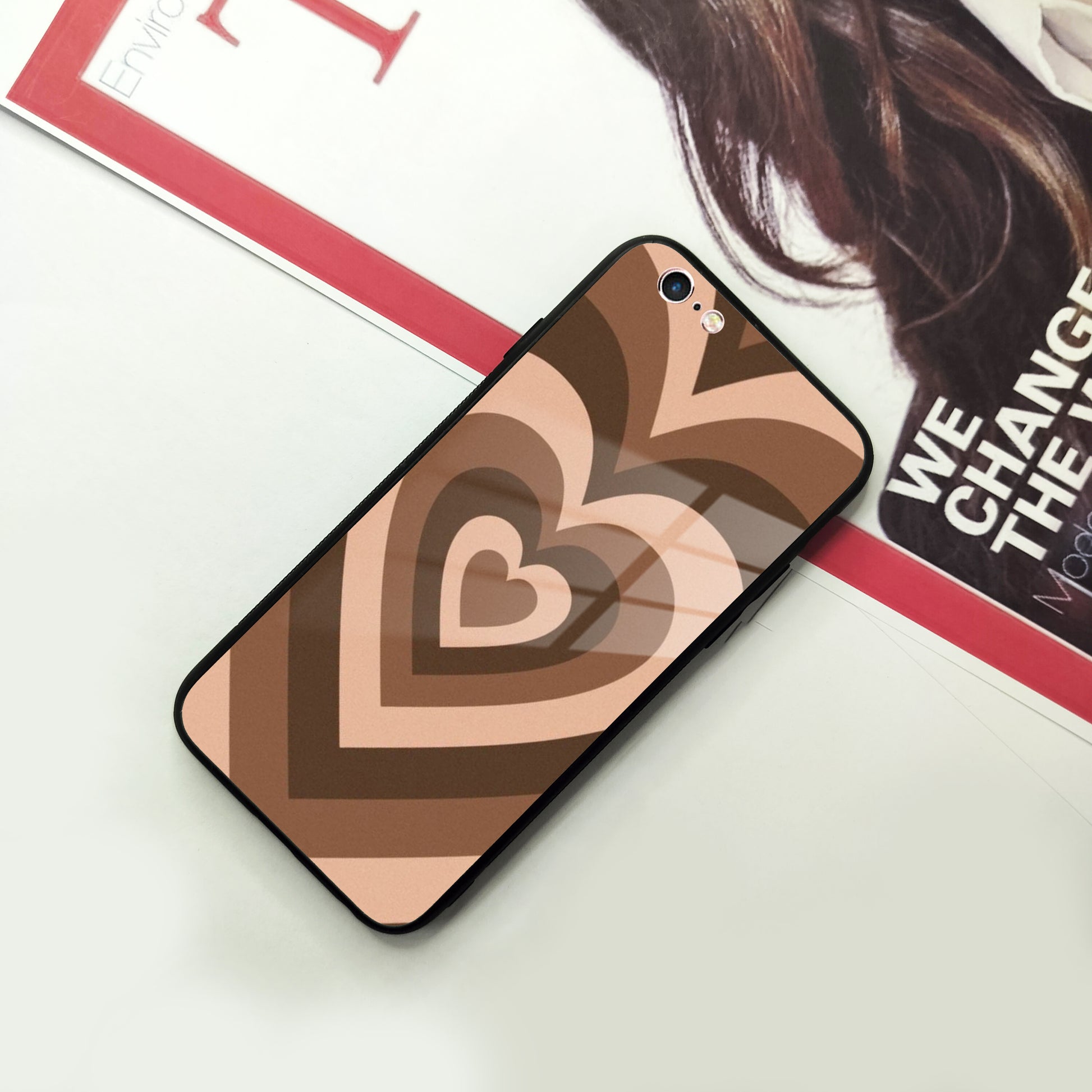 Latte Love Patter Glass Case Cover - Coffee For iPhone ShopOnCliQ