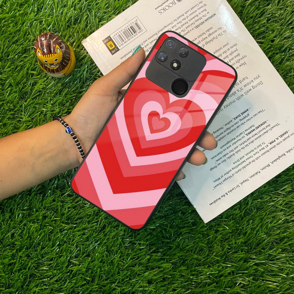 Latte Love Patter Glass Case Cover For Realme/Narzo - ShopOnCliQ