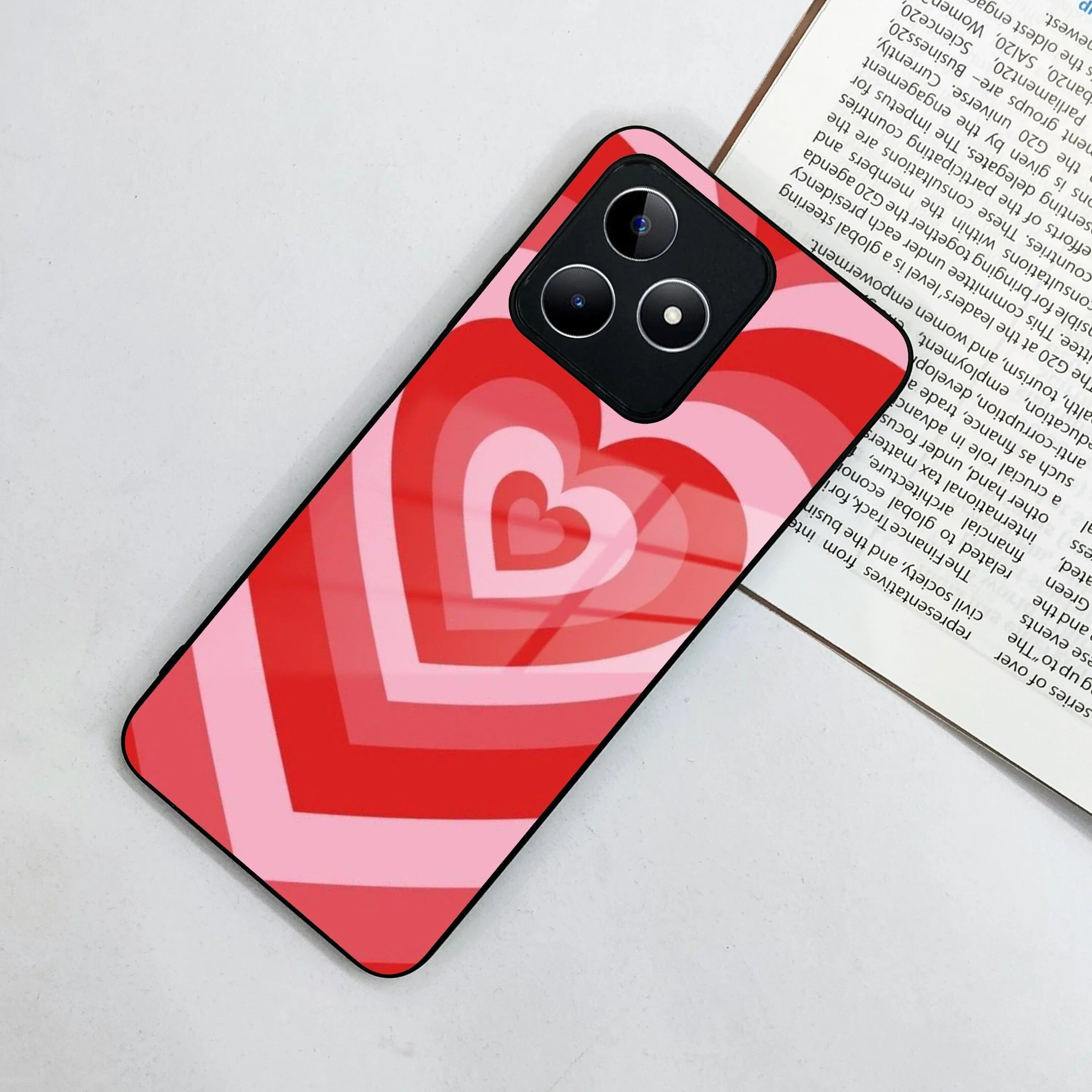 Latte Love Patter Glass Case Cover For Realme/Narzo - ShopOnCliQ