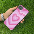 Latte Love Patter Glass Case Cover - Pink For Samsung - ShopOnCliQ