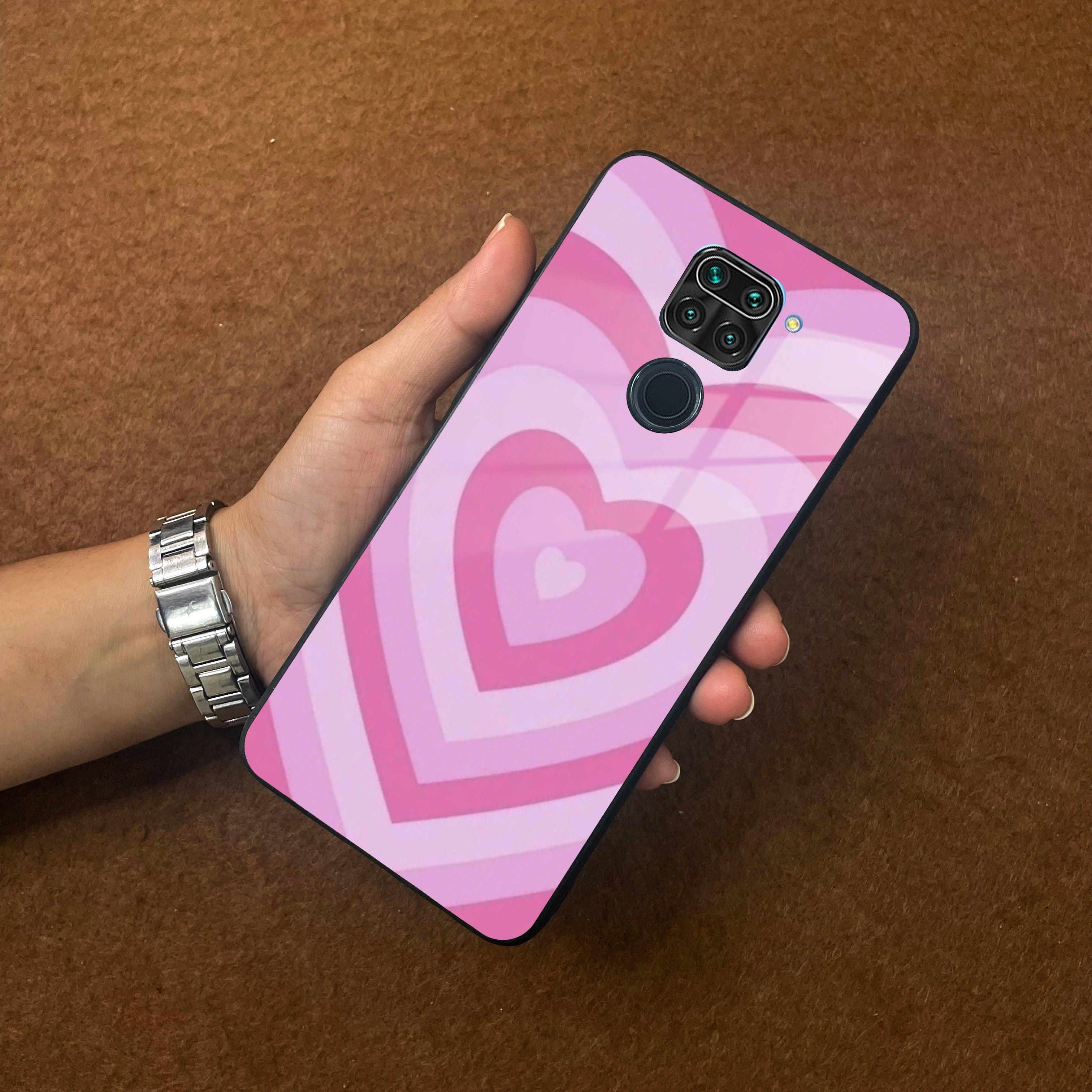 Latte Love Patter Glass Case Cover - Pink Redmi/Xiaomi - ShopOnCliQ