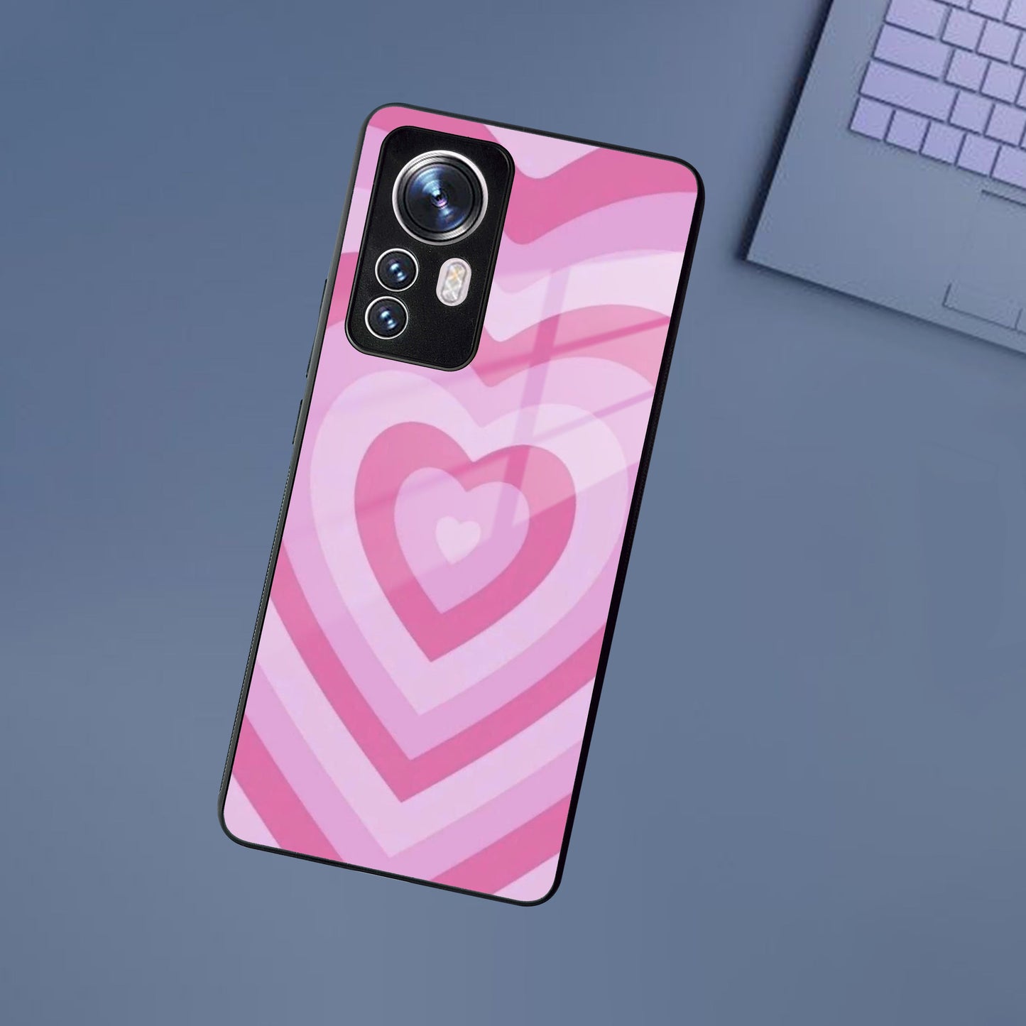Latte Love Patter Glass Case Cover - Pink Redmi/Xiaomi ShopOnCliQ