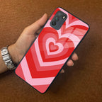 Latte Love Patter Glass Case Cover - Red For Poco - ShopOnCliQ