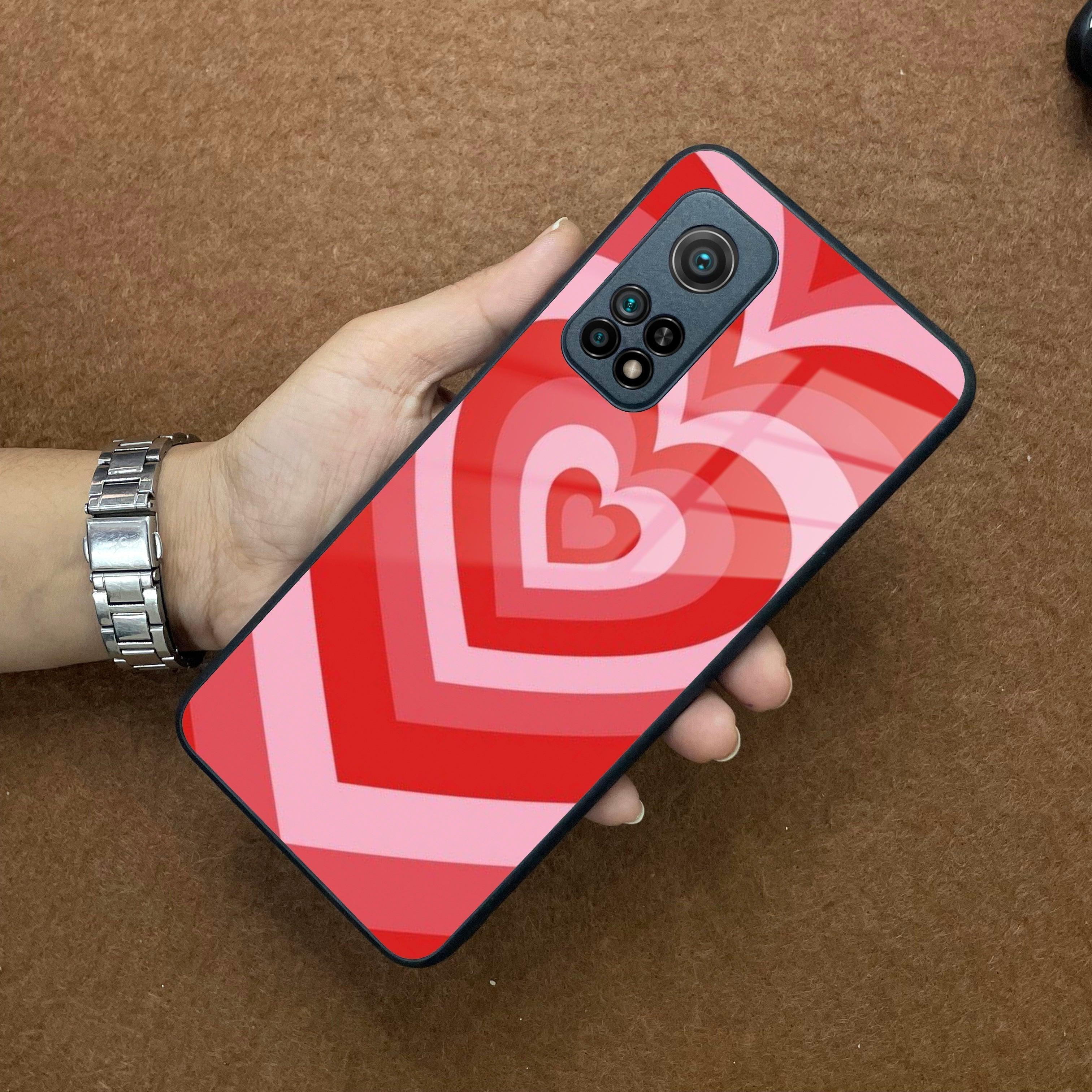 Latte Love Patter Glass Case Cover - Red Redmi/Xiaomi - ShopOnCliQ