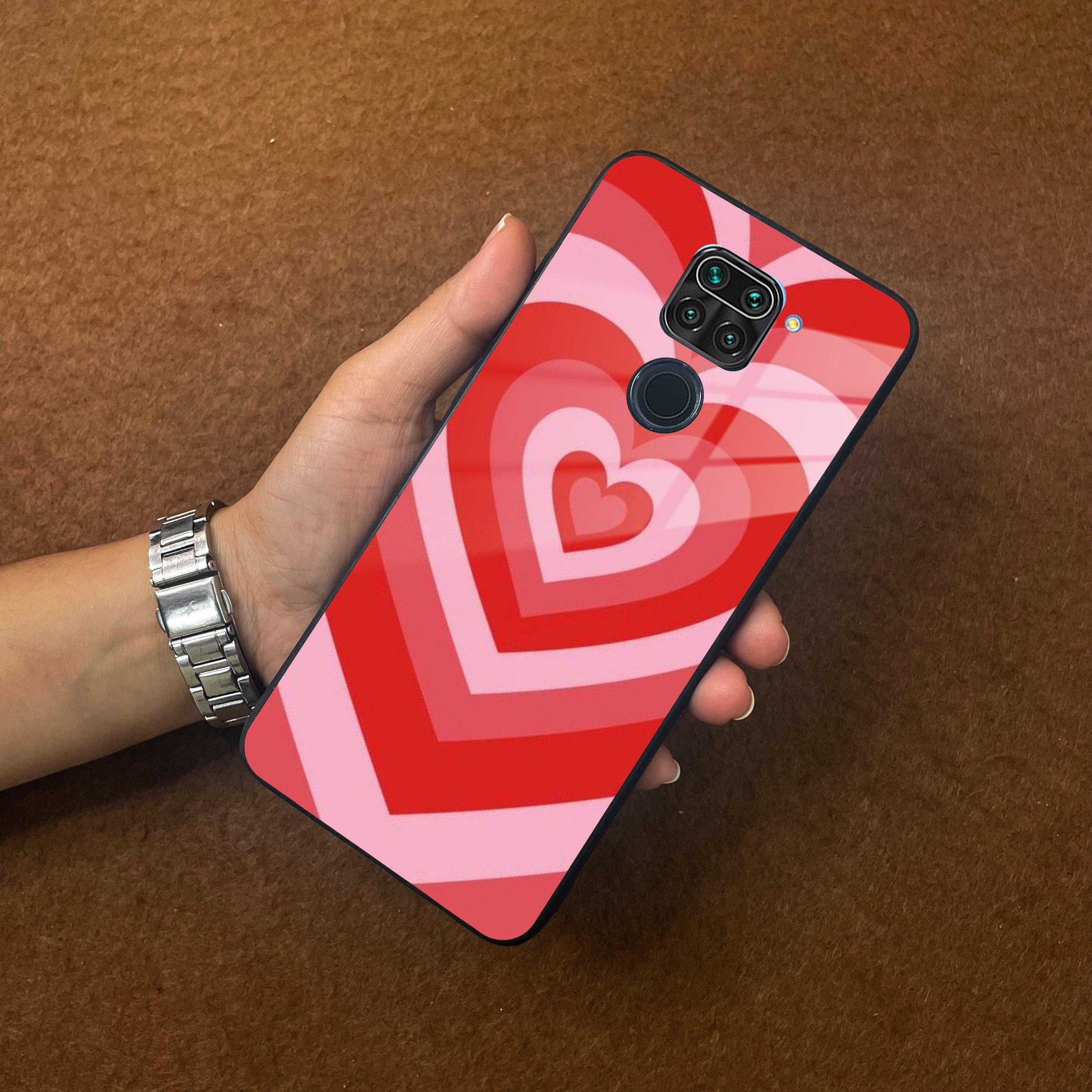 Latte Love Patter Glass Case Cover - Red Redmi/Xiaomi - ShopOnCliQ