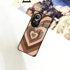 Latte Love Patter Glossy Metal Case Cover Coffee For Oppo - ShopOnCliQ