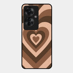 Latte Love Patter Glossy Metal Case Cover Coffee For Oppo - ShopOnCliQ