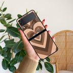 Latte Love Patter Glossy Metal Case Cover Coffee For Samsung - ShopOnCliQ