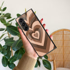 Latte Love Patter Glossy Metal Case Cover Coffee For Samsung - ShopOnCliQ